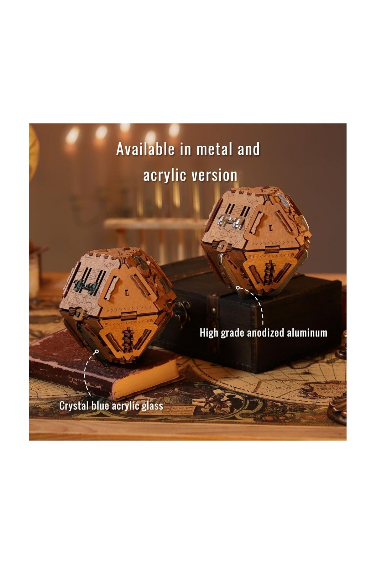Robotime-Puzzle, Philosopher's Stone Metal Version - Escape Room Game, Puzzle Potato 13