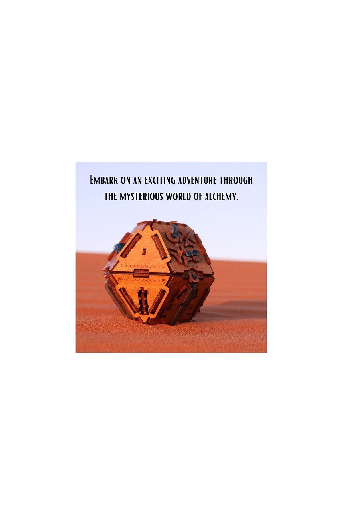 Robotime-Puzzle, Philosopher's Stone Metal Version - Escape Room Game, Puzzle Potato 8