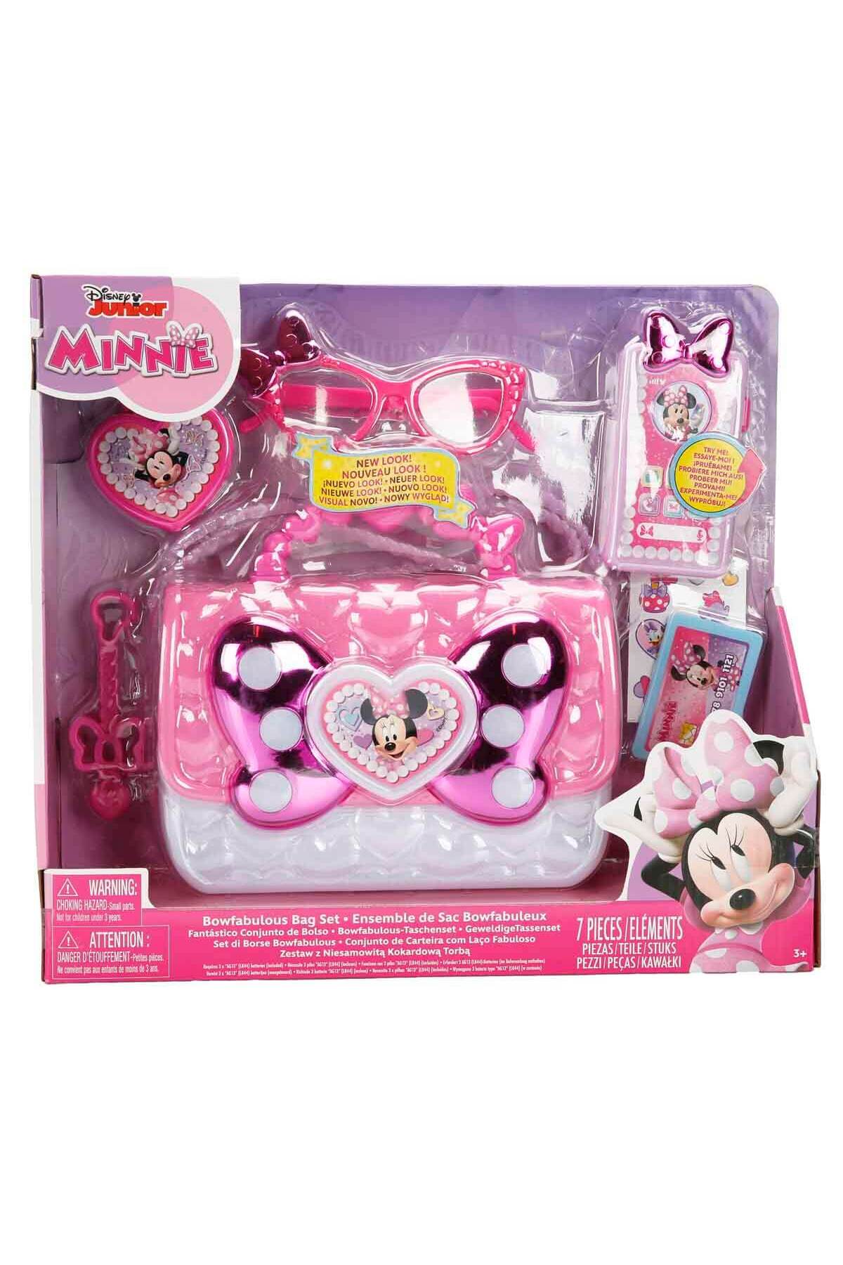 MINNIE MOUSE Sesli ve Işıklı Minnie Mouse Kurdele Çanta Seti M
