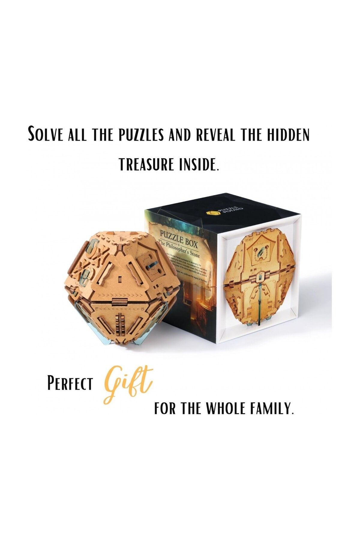 Robotime-Puzzle, Philosopher's Stone Acrylic Version - Escape Room Game, Potato Puzzle 8
