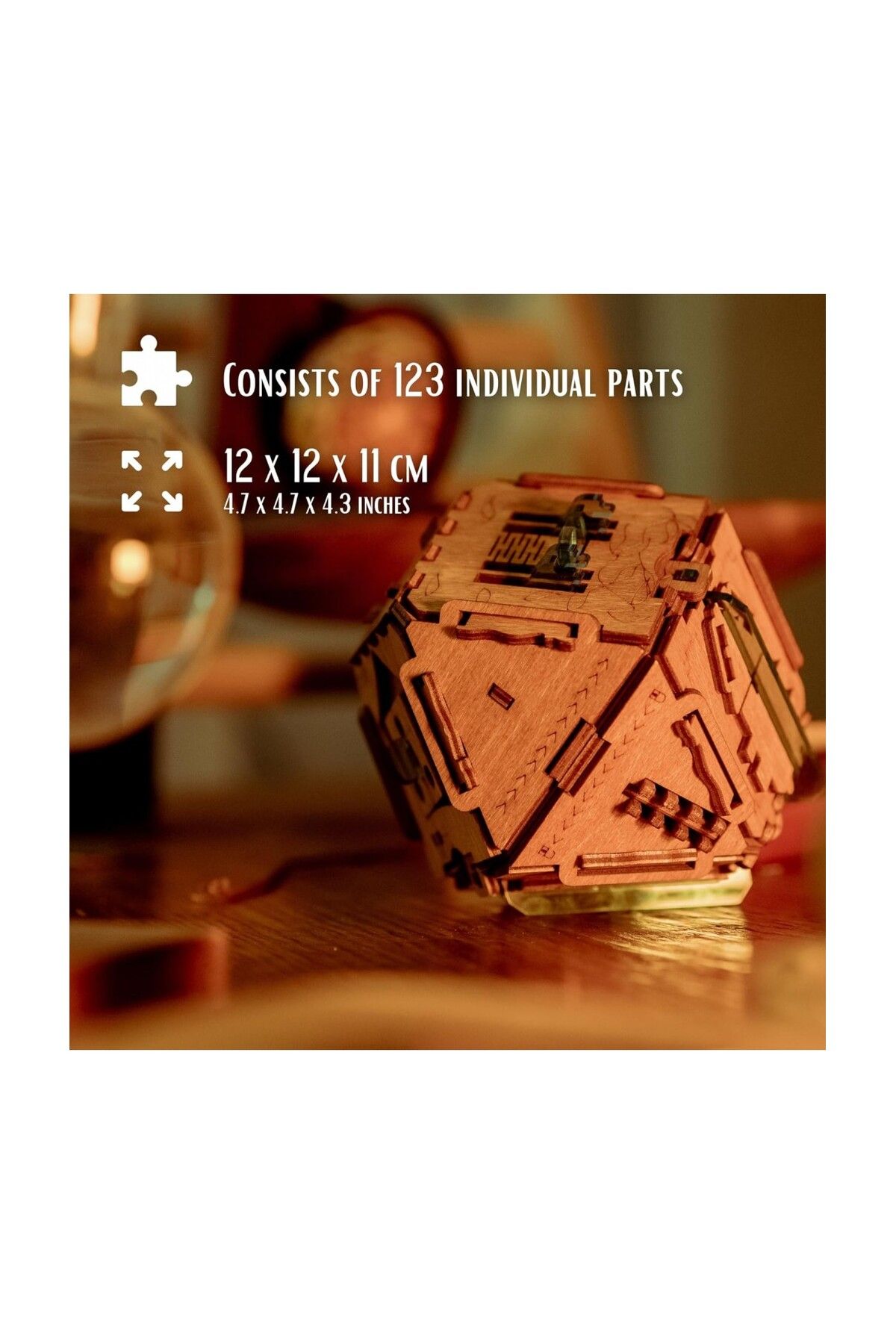 Robotime-Puzzle, Philosopher's Stone Acrylic Version - Escape Room Game, Potato Puzzle 3