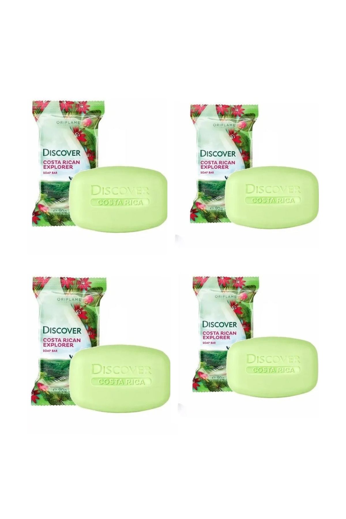 Oriflame Discover Costa Rican Explorer Soap Bar 4 LÜ SET