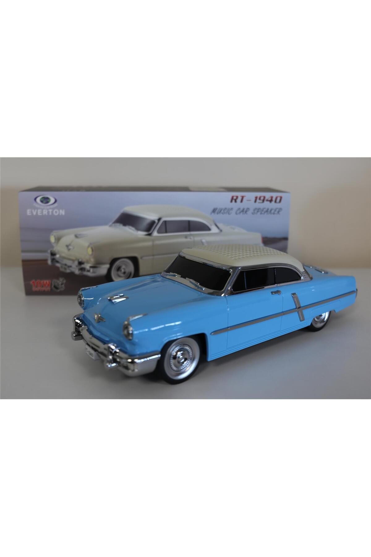 Vobotek Teknoloji EVERTON RT-1940 Mavi Bluetooth Fm-Usb-Tf-Aux Şarjlı Nostaljik Radyo