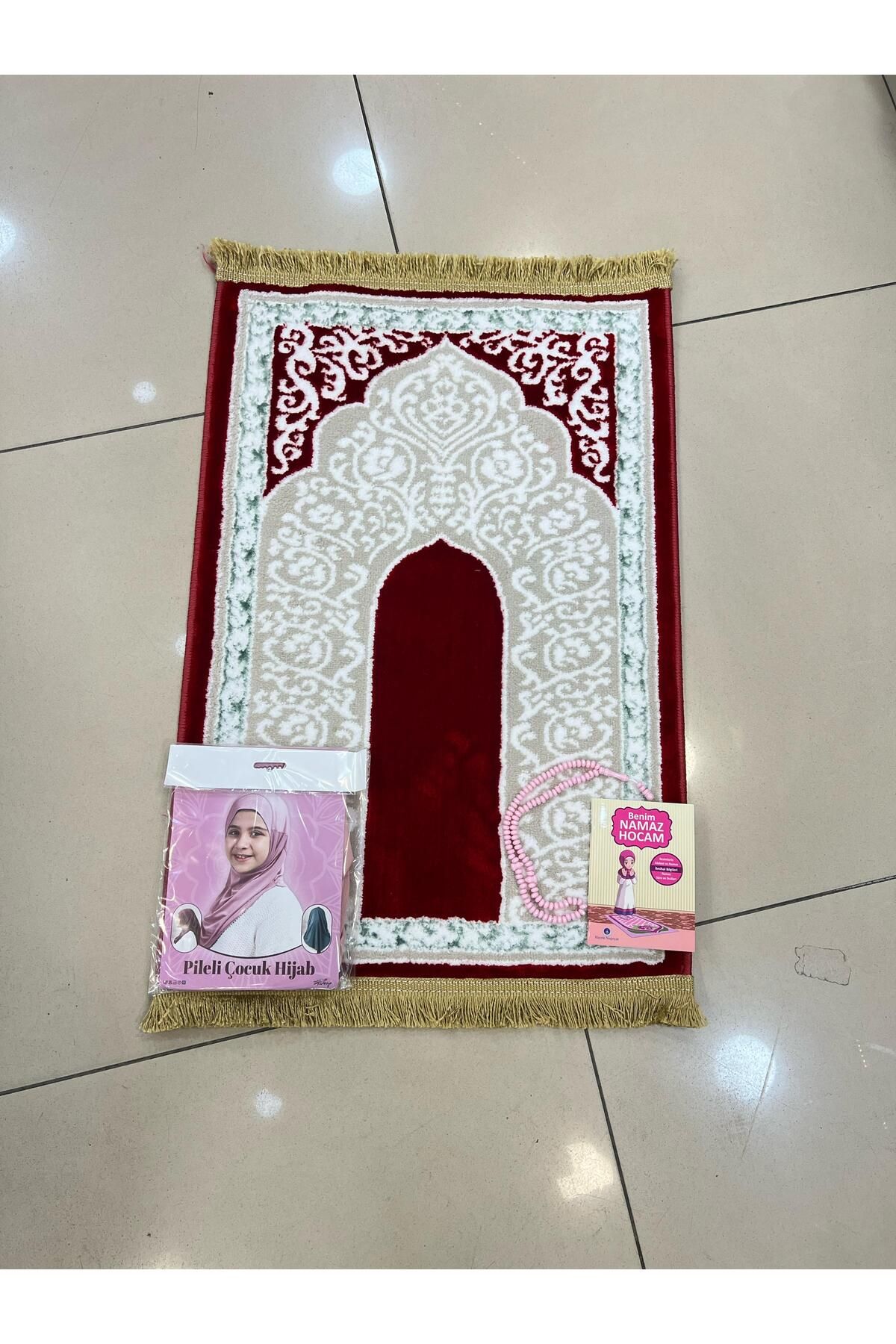 hicazavm Kaliteli Kalın halı çocuk dua ibedet namaz seccade seti