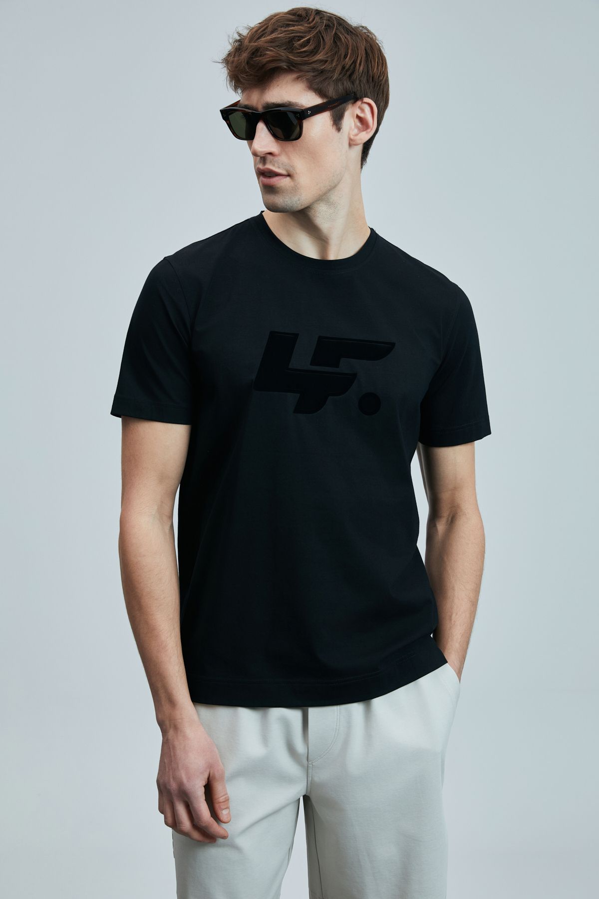 Lufian LUFİAN Onıx Modern Grafik T- Shirt 111020243-25