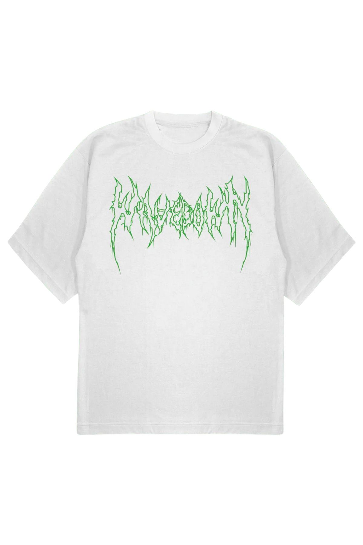 SVART WEAR WAVEDOWN V2 T-Shirt OVERSIZE tişört beyaz