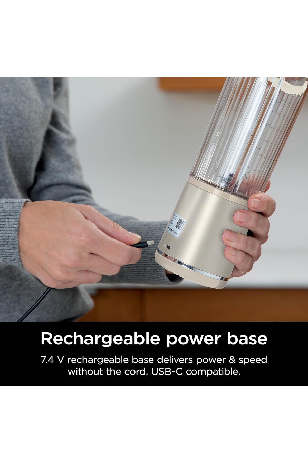 NINJA-Blast Portable Blender, Cordless, Vanilla Bean, BC151VB 9