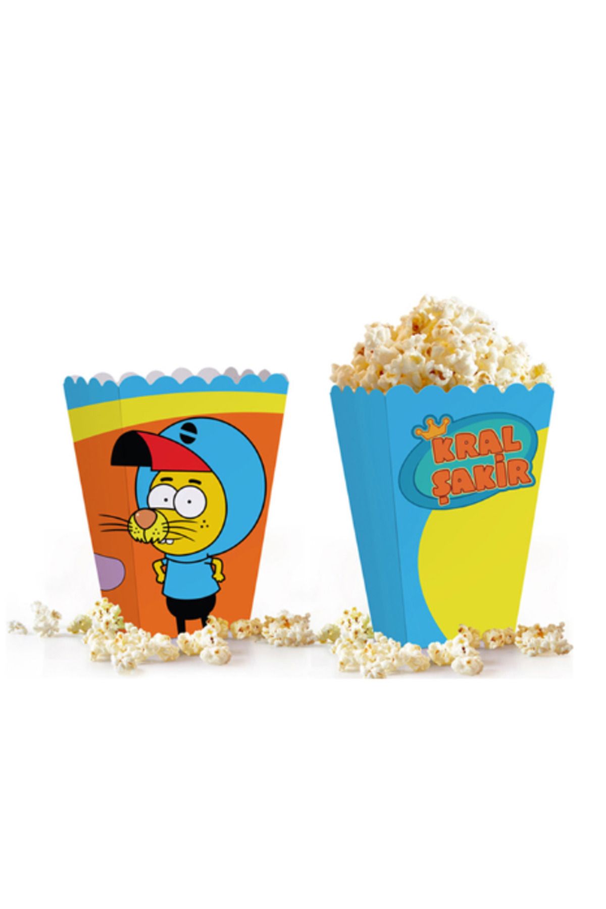 gnsstore Kika Kral Şakir Action Popcorn Kutusu 8 Li
