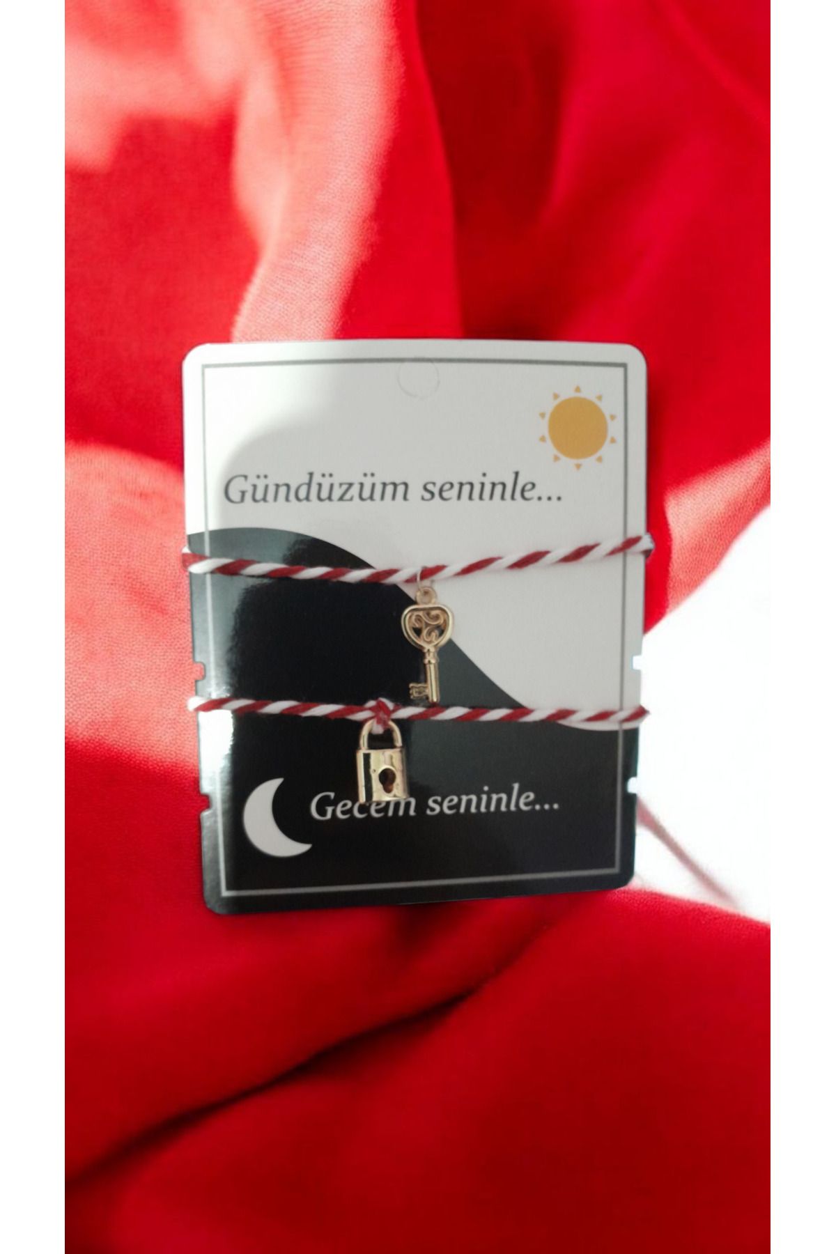 Ecesby Unisex anahtar kilidi sevgili bilekliği