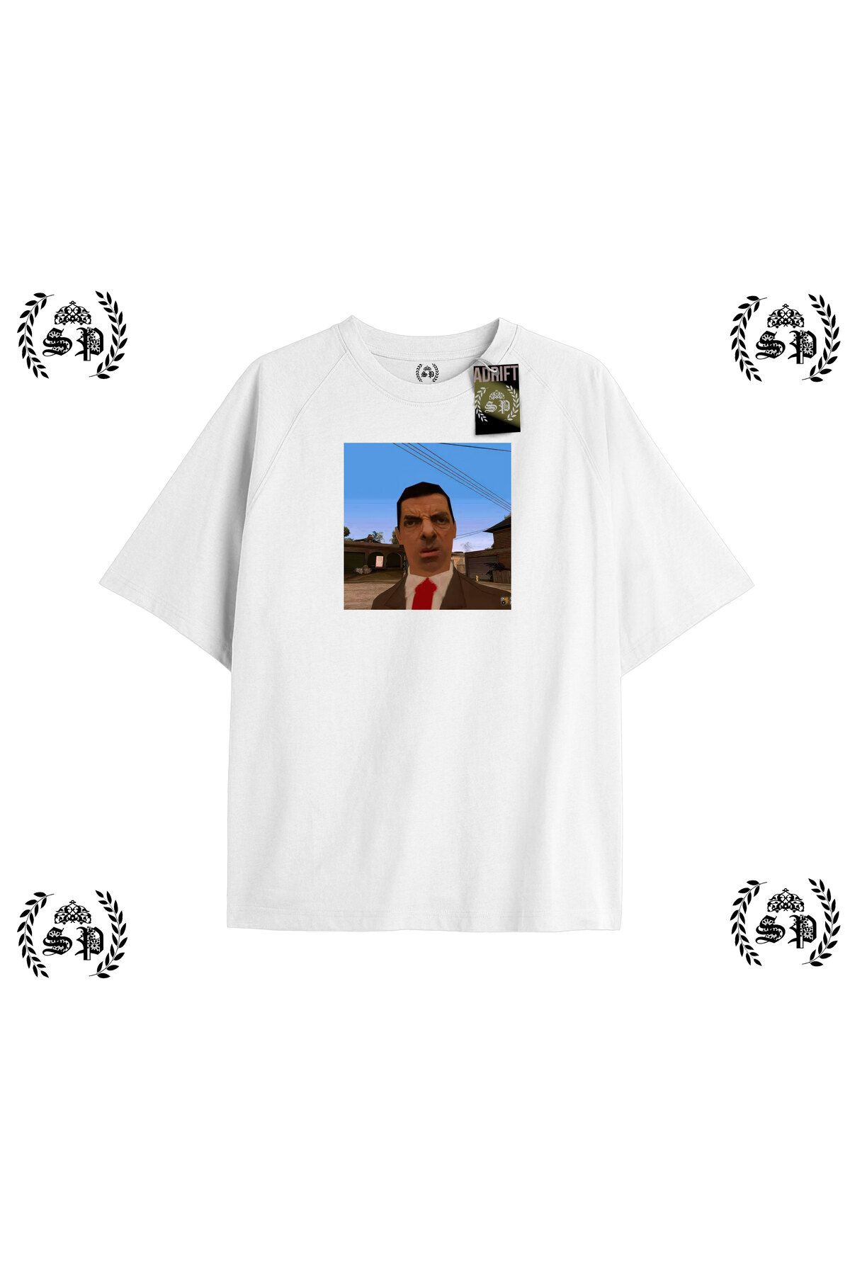 Tarzsokak Y2k Funny Baskılı Beyaz T-shirt