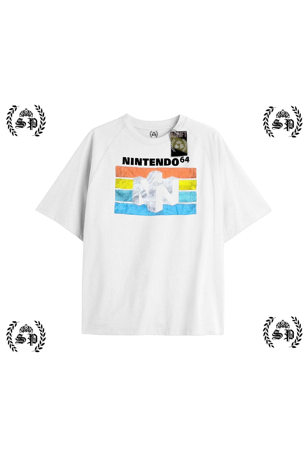 Tarzsokak Y2k SonICc Baskılı Beyaz T-shirt