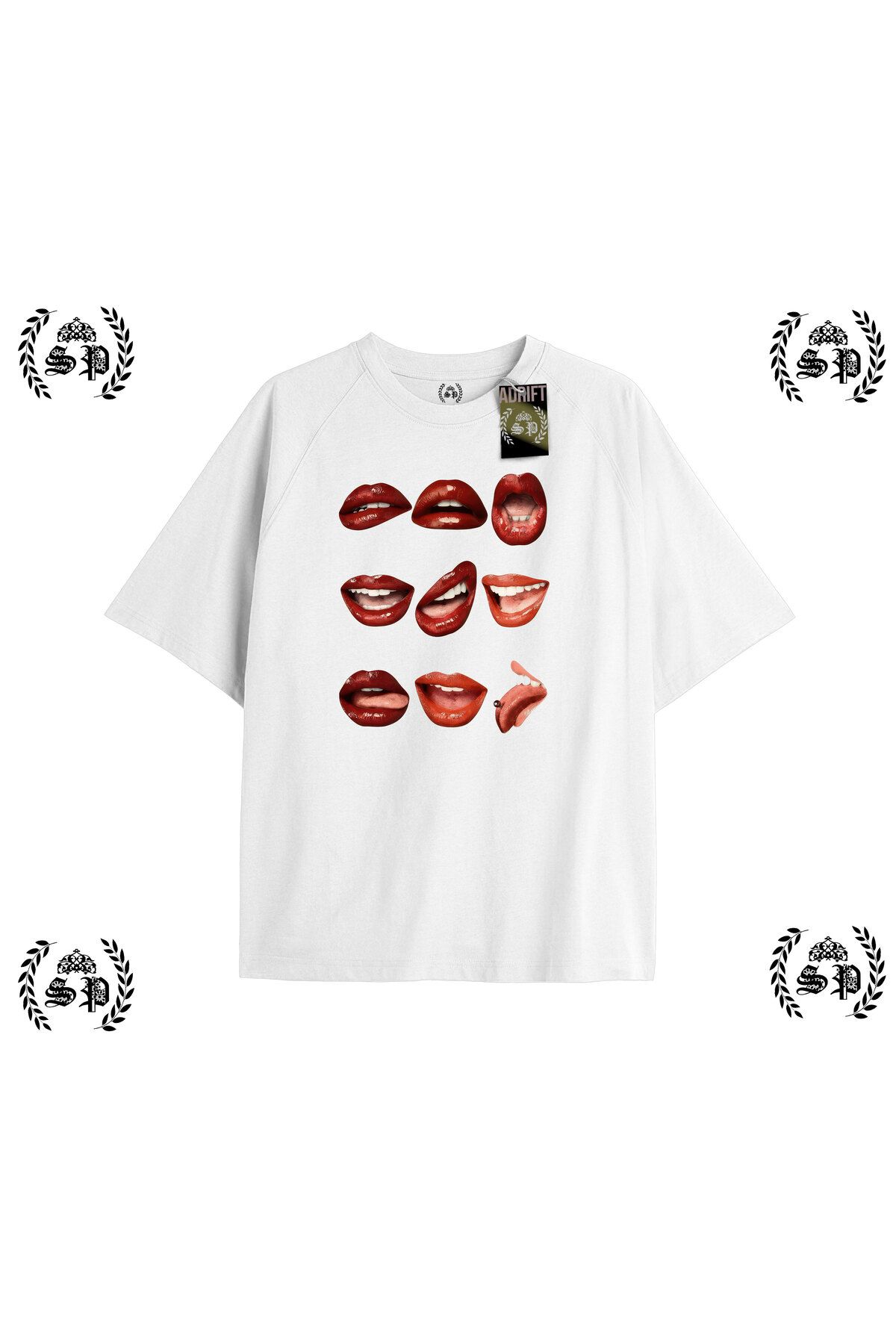 Tarzsokak Y2k Girlzz Baskılı Beyaz T-shirt