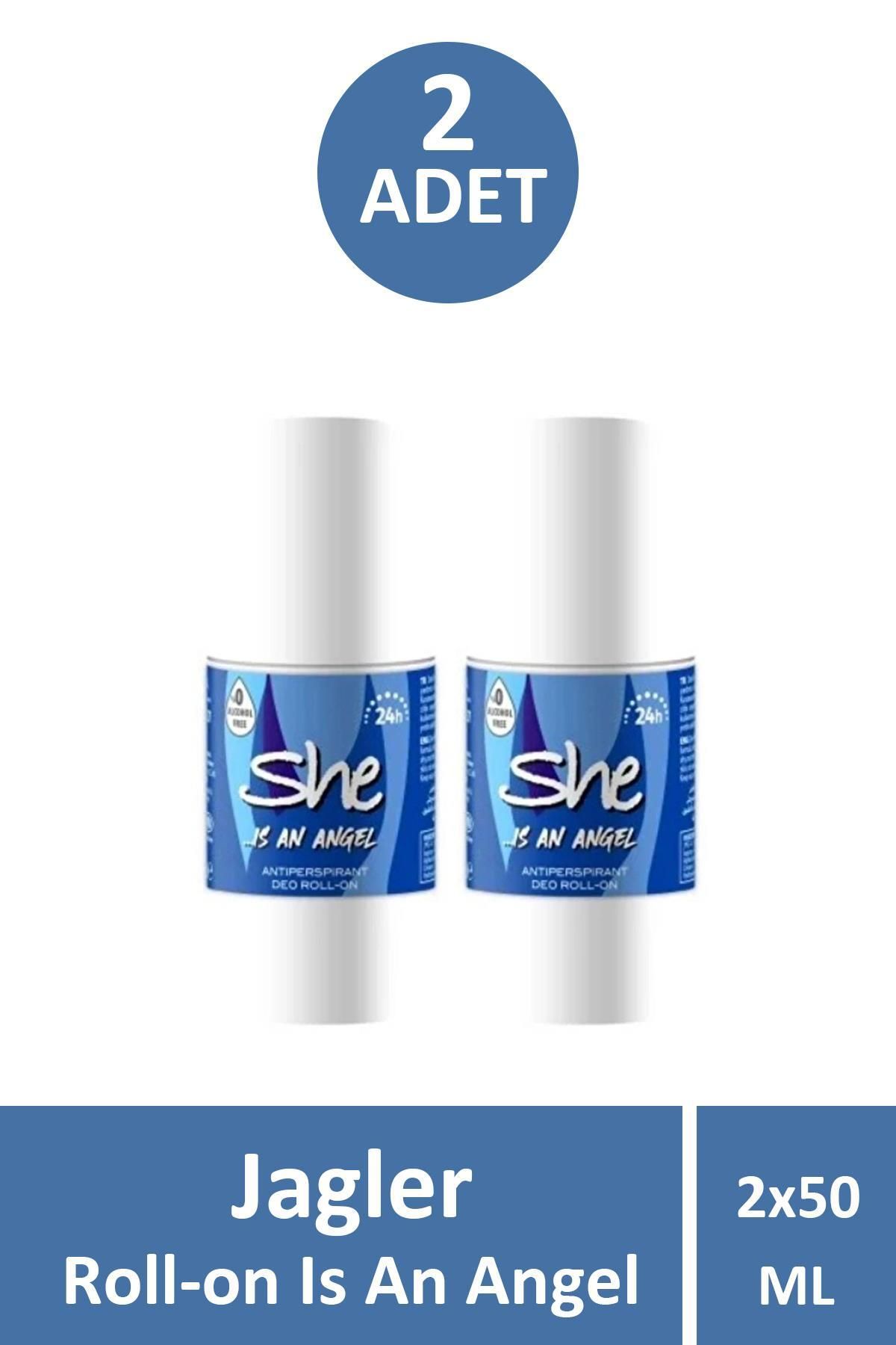 Seddar Collection She Is An Angel Kadın Roll-On Deodorant 50 ml 2 Adet