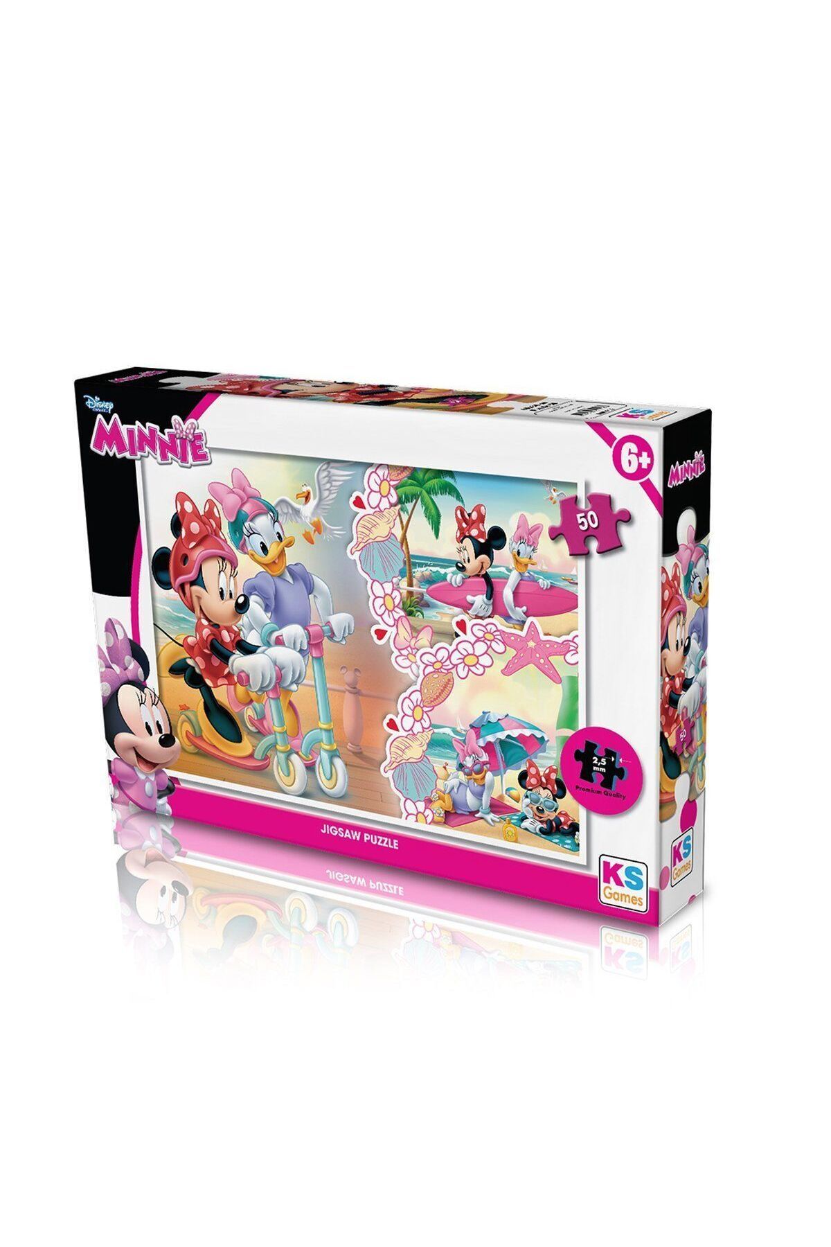merland benvecocuk MIN709 Minnie 50 Parça Puzzle -KS Puzzle