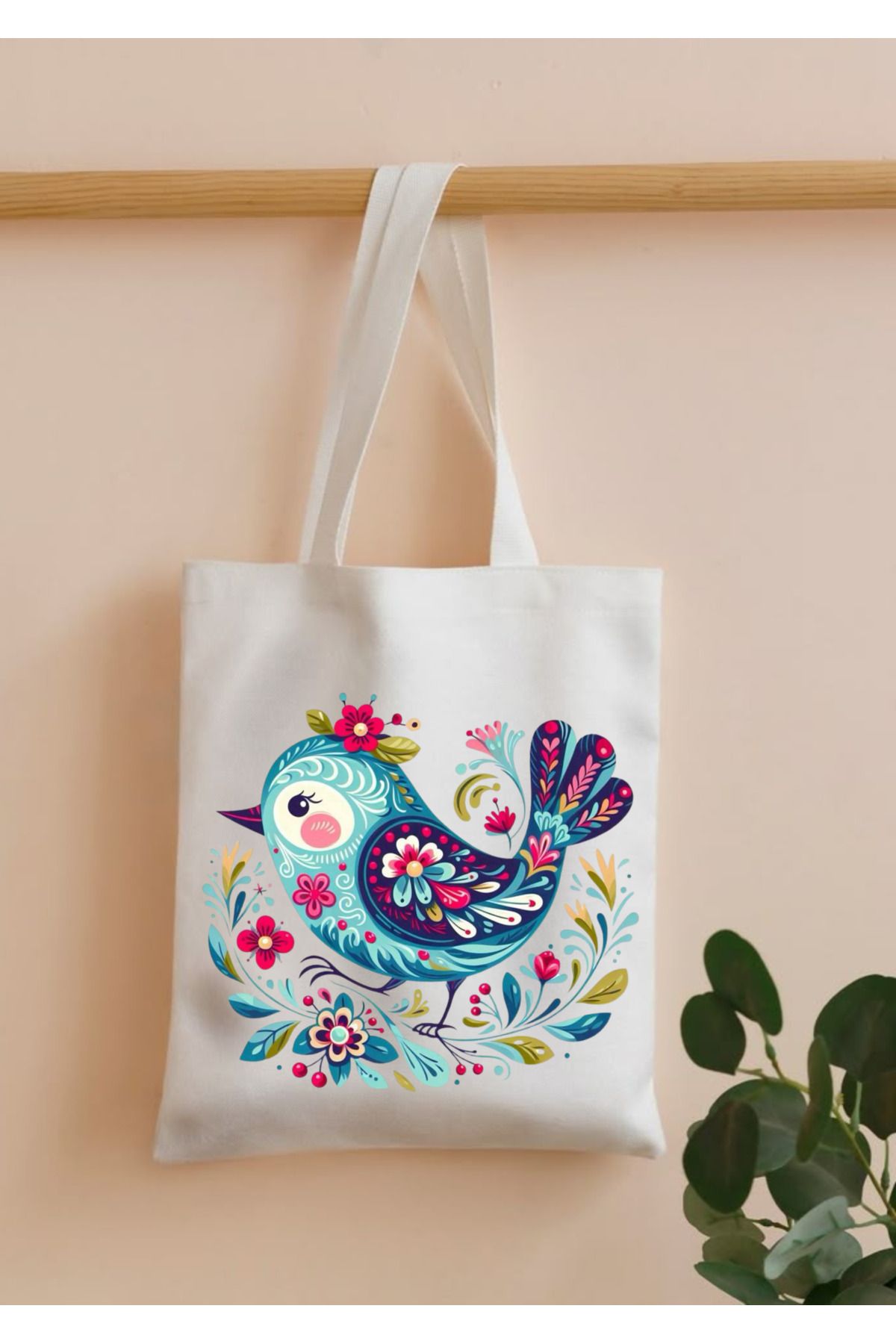 WHB 35x40 -Tote Bag, Grocery or School Bag, Reusable & Foldable .Bez Çanta, pazar Çantası, Kitap Çantası