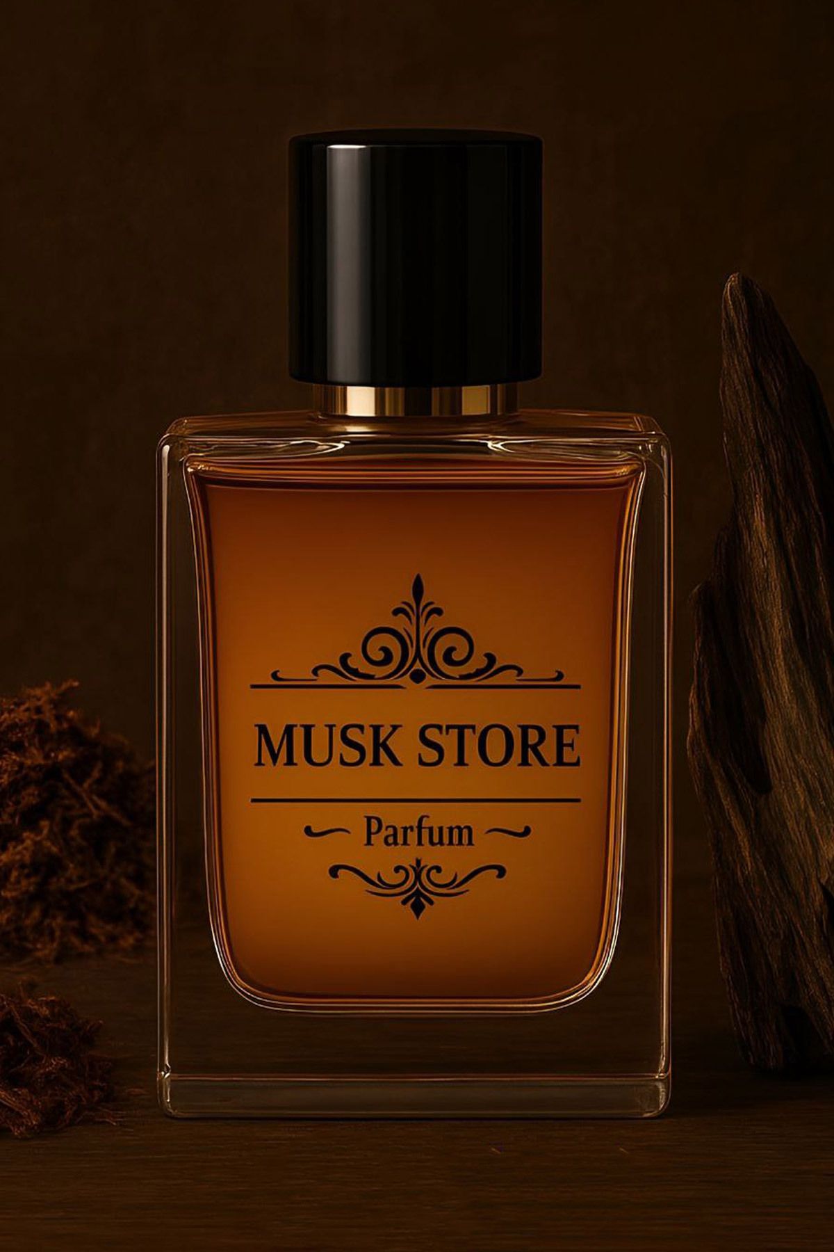 MUSK STORE TÜTÜN OUD Kokusu Parfümü 50ml EDP Zengin tütünün sıcak ve topraksı dokunuşları