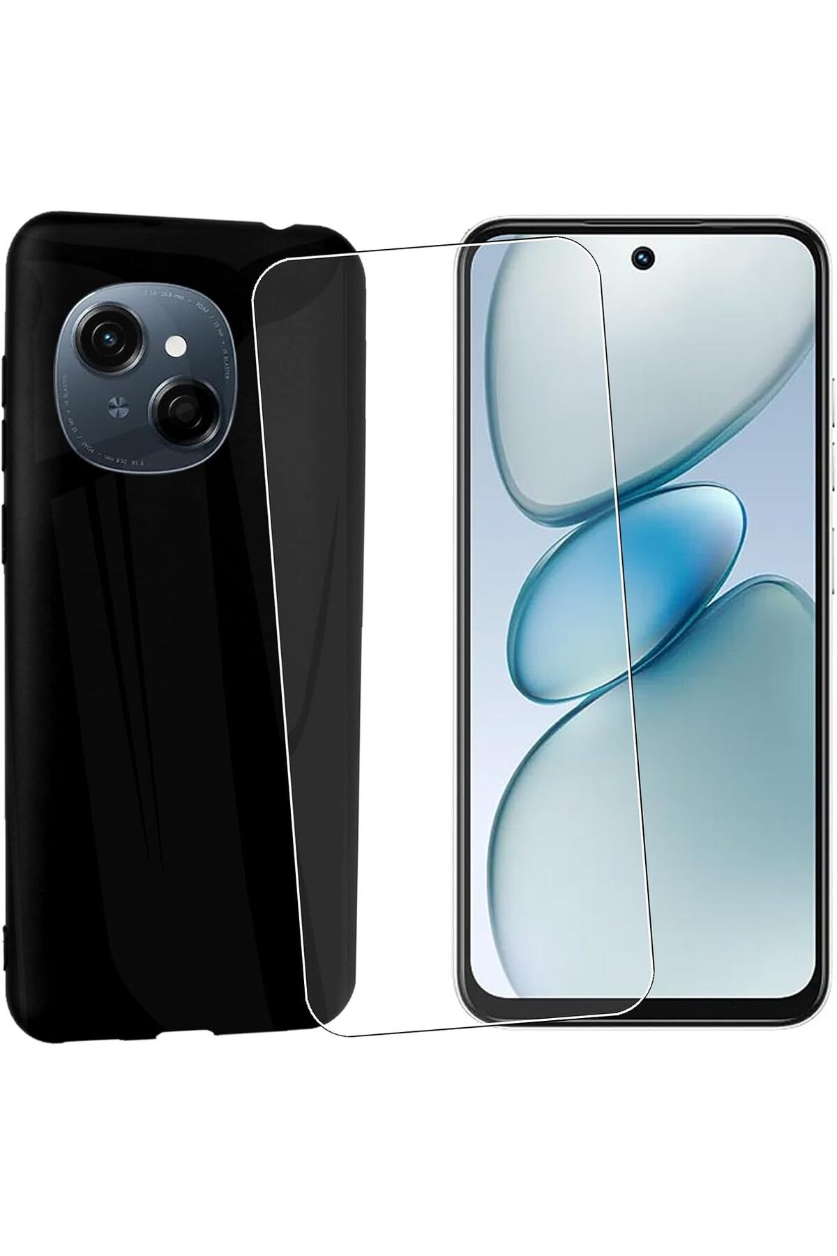 TechnoZone Tecno Spark Go 1 Uyumlu Kırılmaz Ekran Koruyucu Temperli Cam
