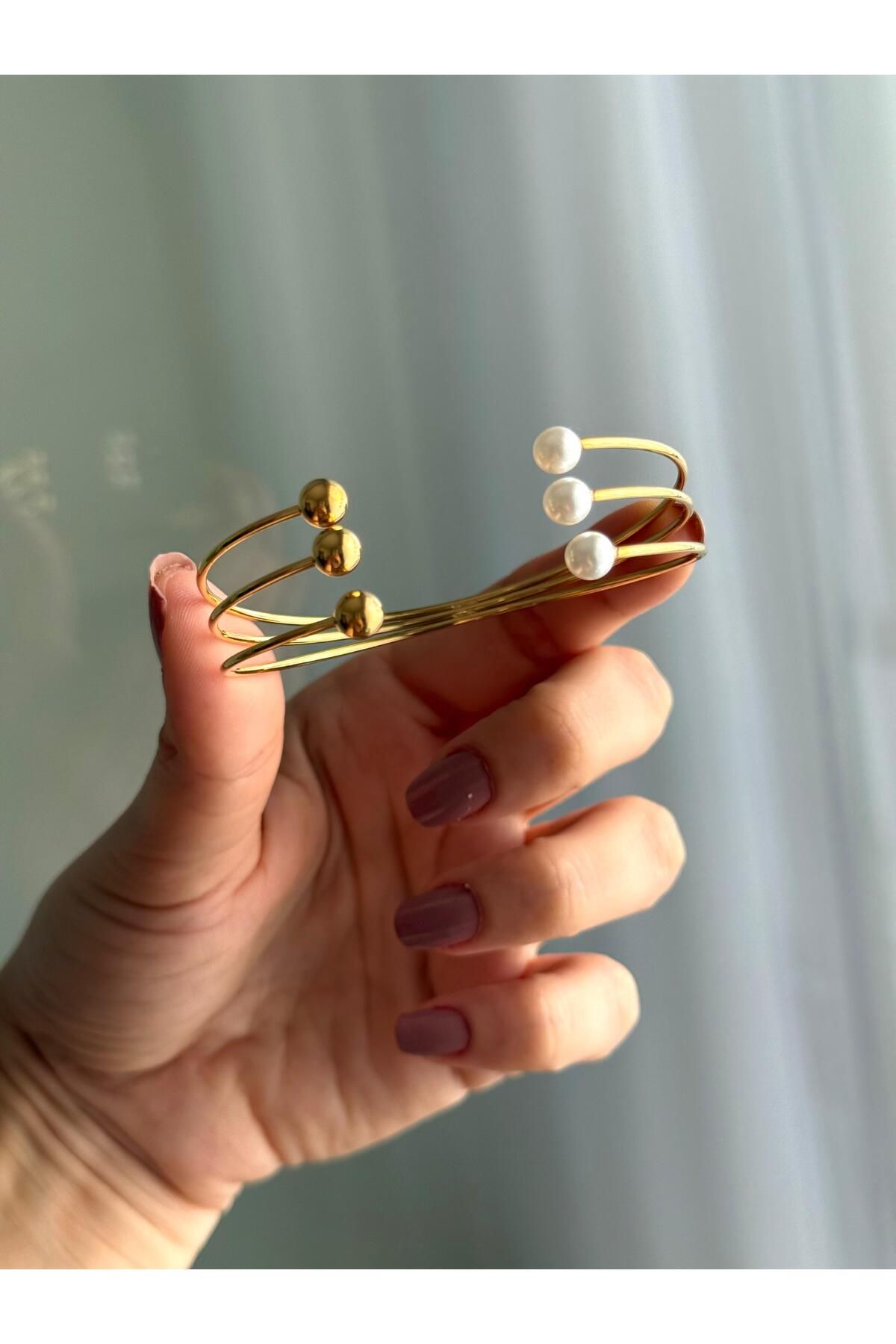Nera Accessories İncili Kelepçe