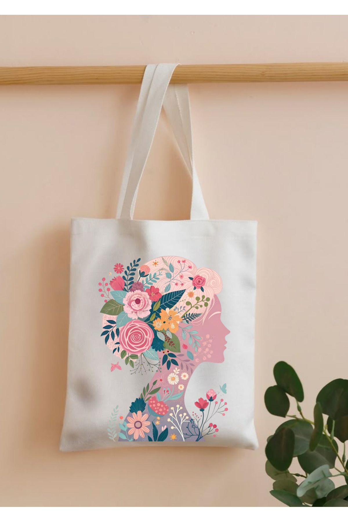 WHB 35x40 -Tote Bag, Grocery or School Bag, Reusable & Foldable .Bez Çanta, pazar Çantası, Kitap Çantası