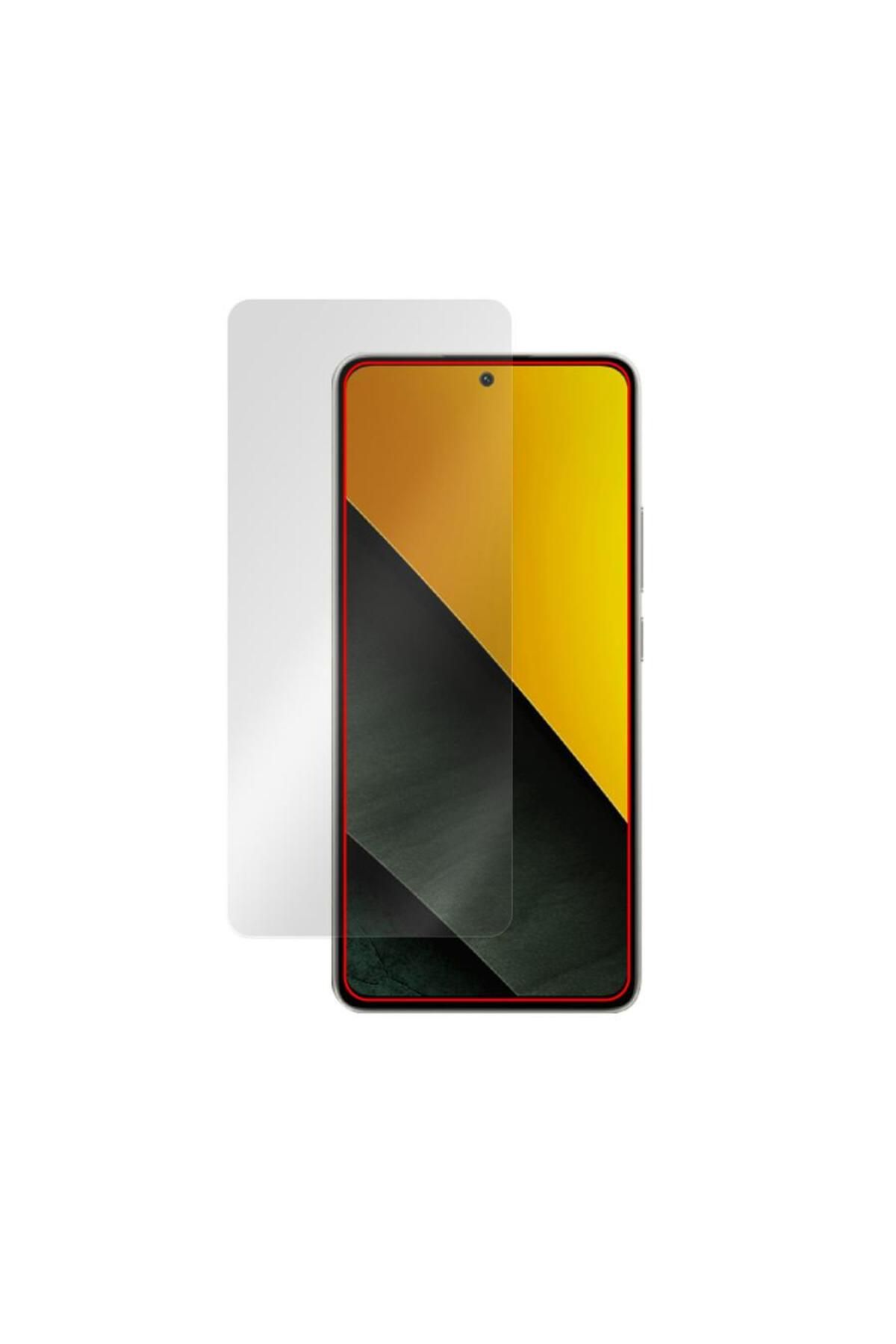 TechnoZone Xiaomi Poco M7 Pro 5G Uyumlu Kırılmaz Ekran Koruyucu Temperli Cam