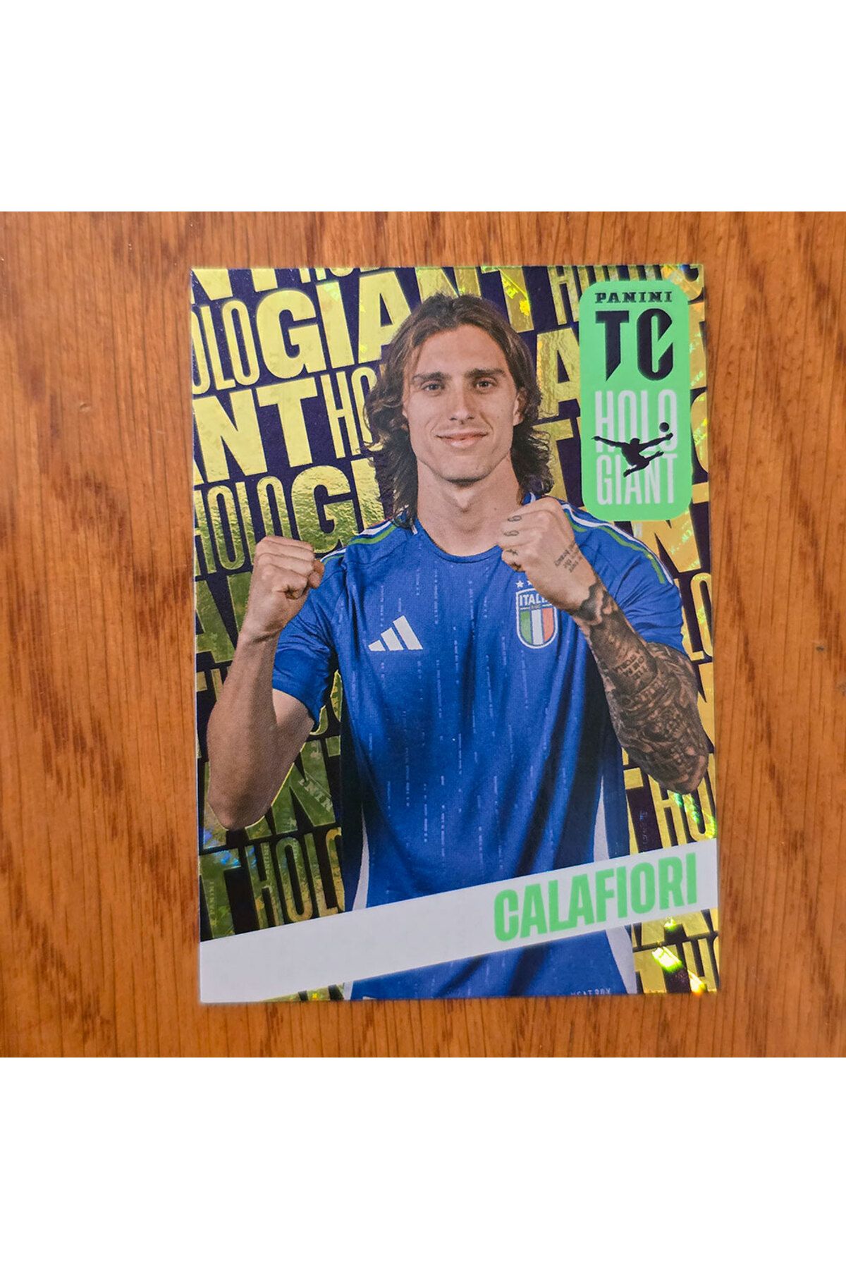 Panini Top Class Holo Giant Calafiori Oyun Kartı