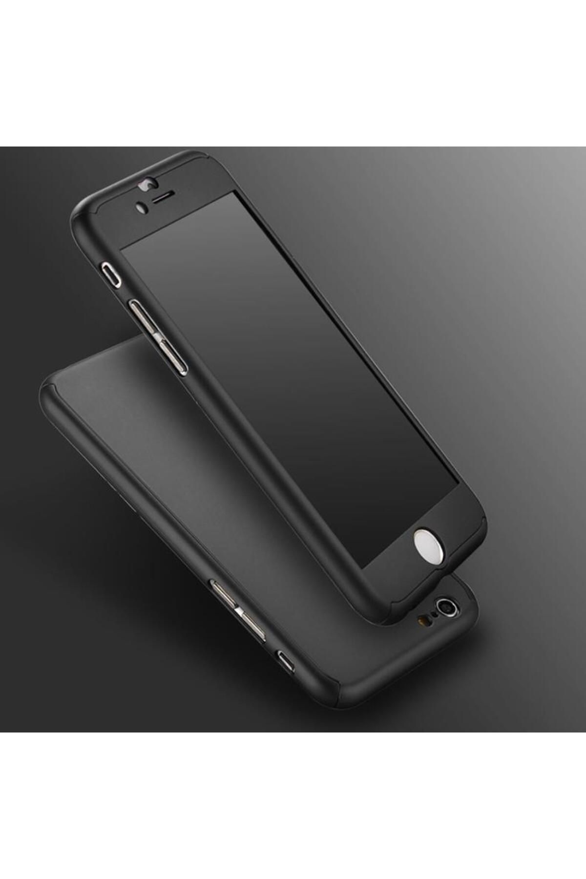 OEM-MyStyle Black Fullbody Case for Apple iPhone 8 360 degree full coverage with free glass protector 3