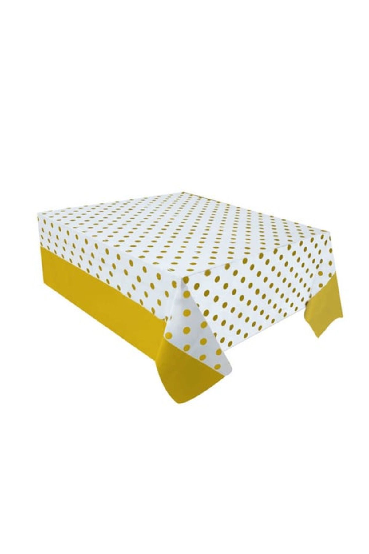 gnsstore Kikajoy Masa Örtüsü 137x182cm -Puantiyeli Sarı-