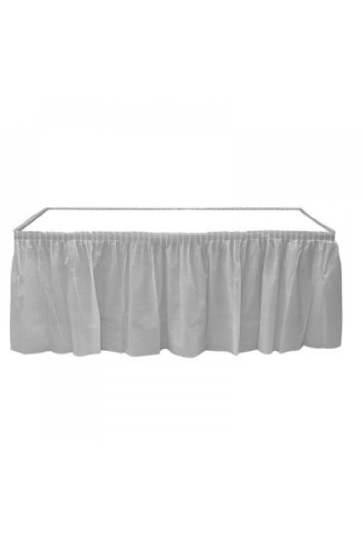 gnsstore Kikajoy Masa Eteği 75x426cm -Gümüş
