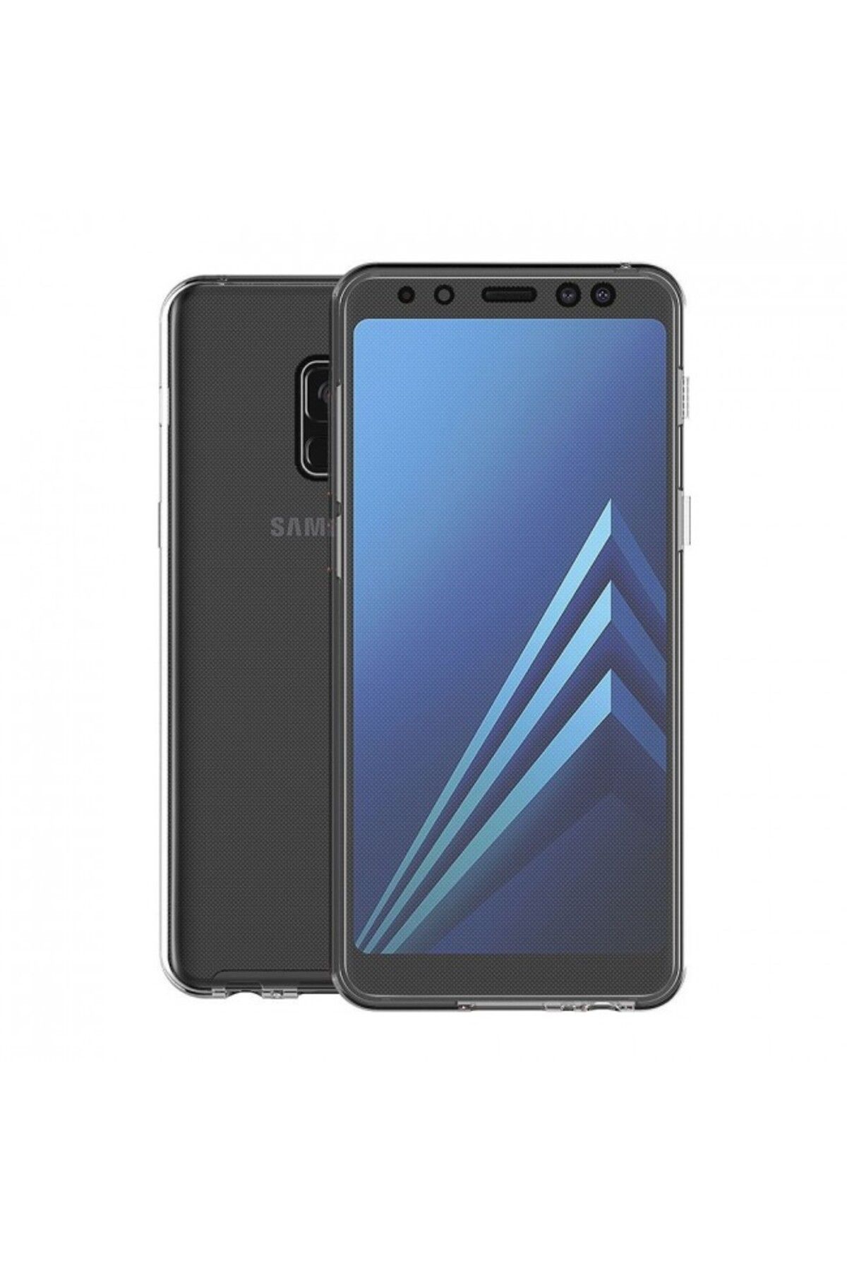 OEM-Full TPU 360° Case (front + back) for Samsung Galaxy A8 (2018), Transparent 4