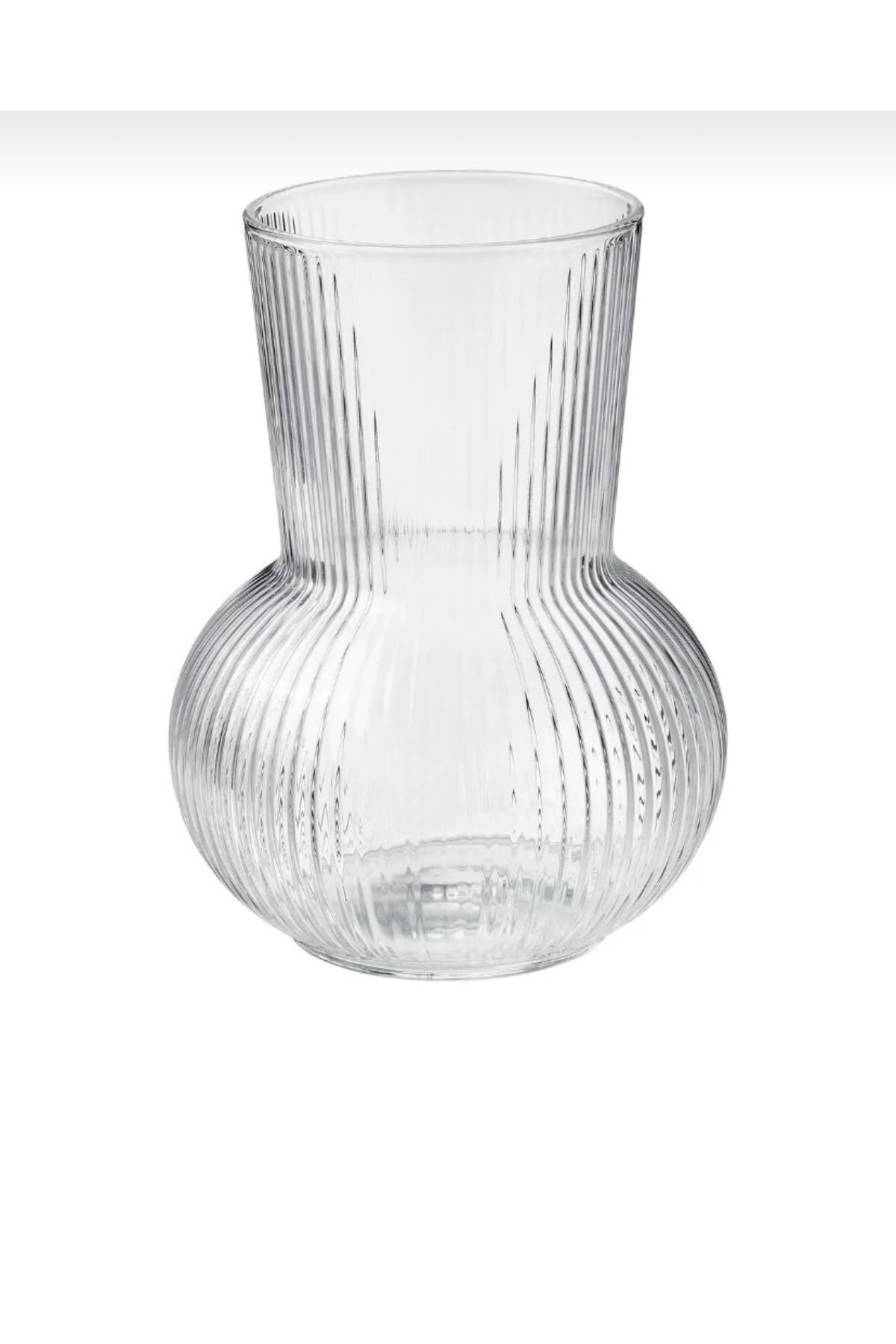 IKEA Padrag cam vazo , saydam cam 17cm