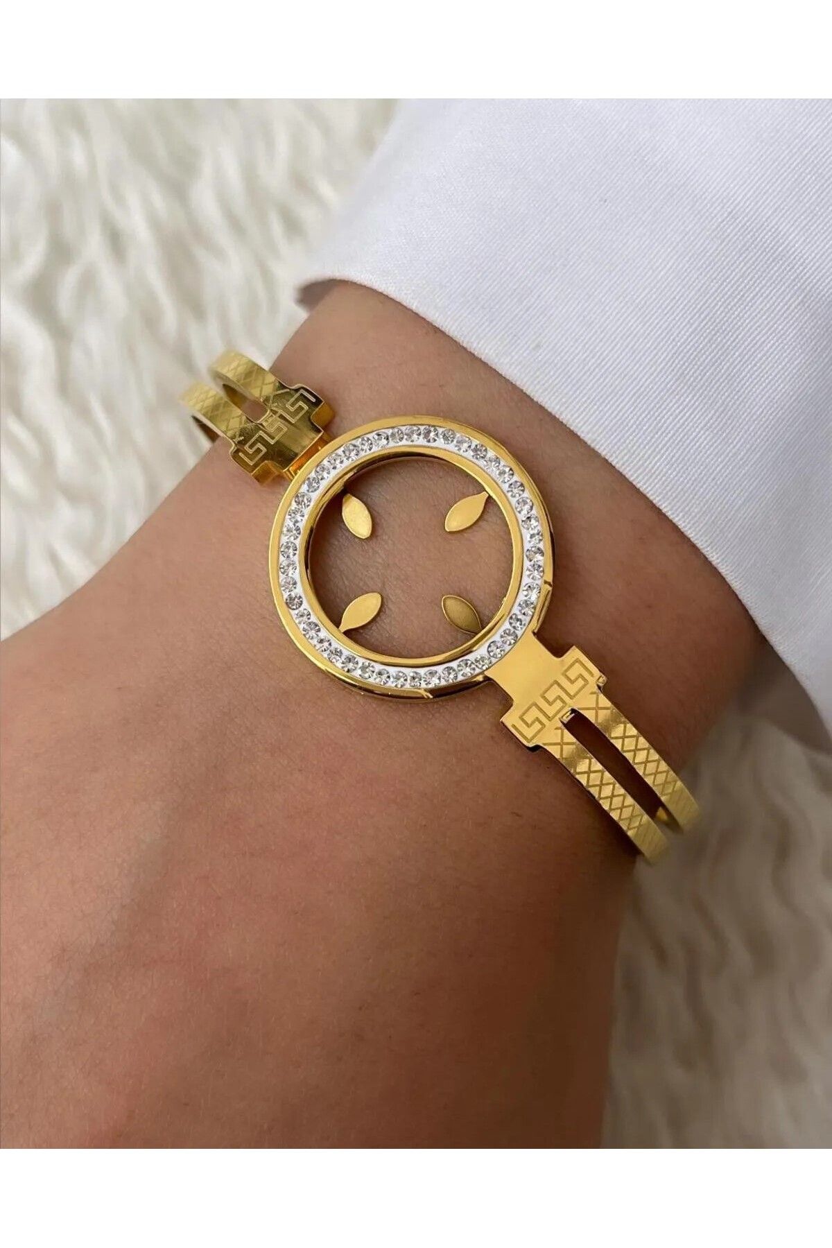 HEYjewelry Çeyreklik Bileklik Gold Renk Paslanmaz Altın Kaplama