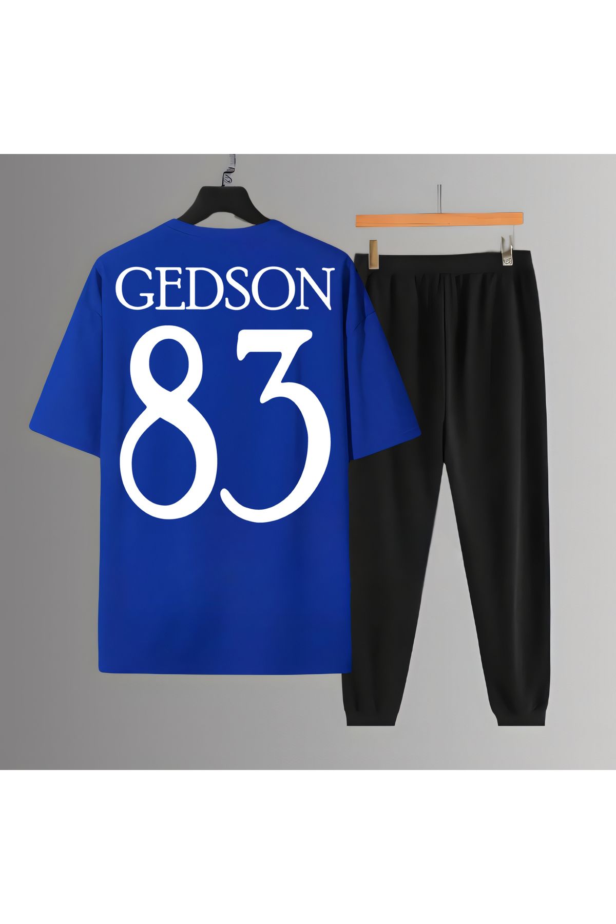 Biy Store Gedson Fernandes futbol forma sırt baskılı unisex kısakollu tişört regularfit t-shirt eşofman takımı