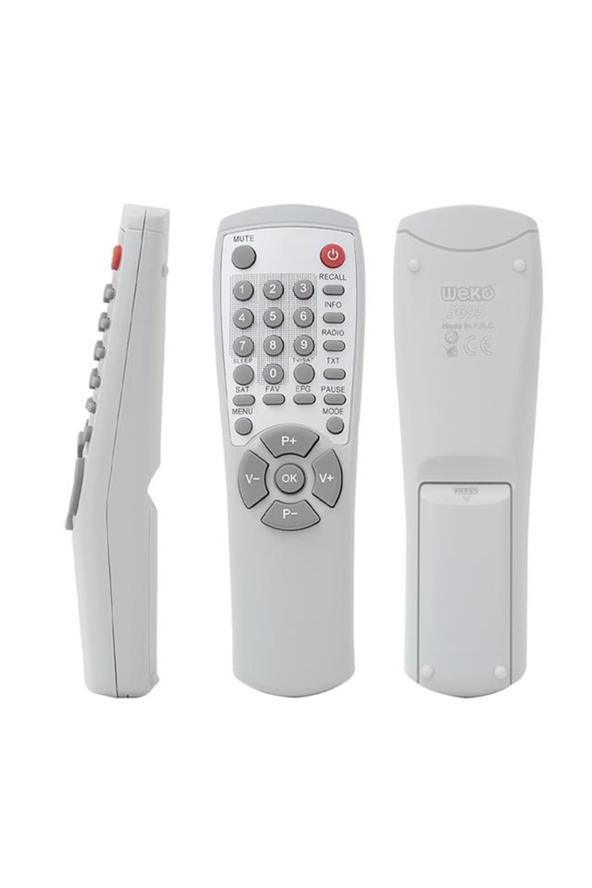 WEKO Vestel Combo 2200, Neta Blue 1000-1040-1080 Uydu Alıcı Kumandası