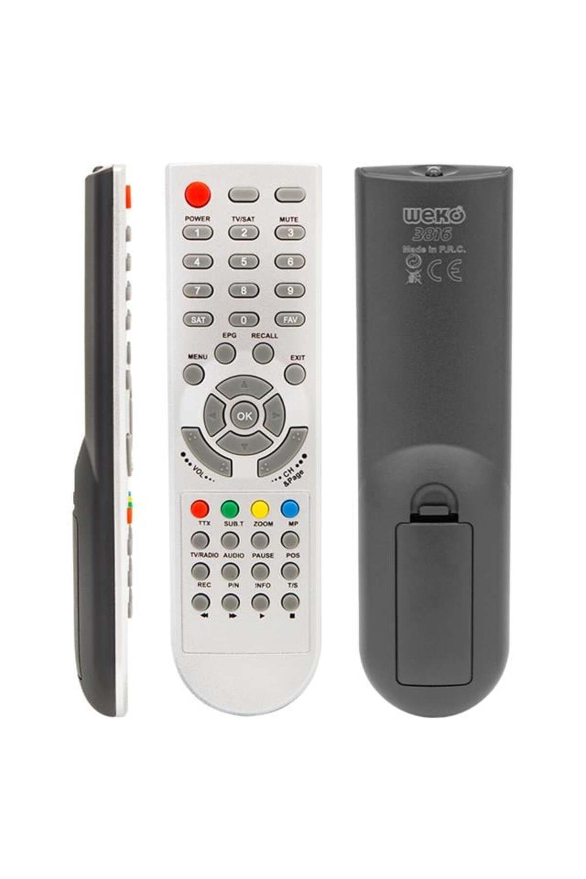 Korax X700-X750 Kayıtlı Uydu Alıcı Kumandası