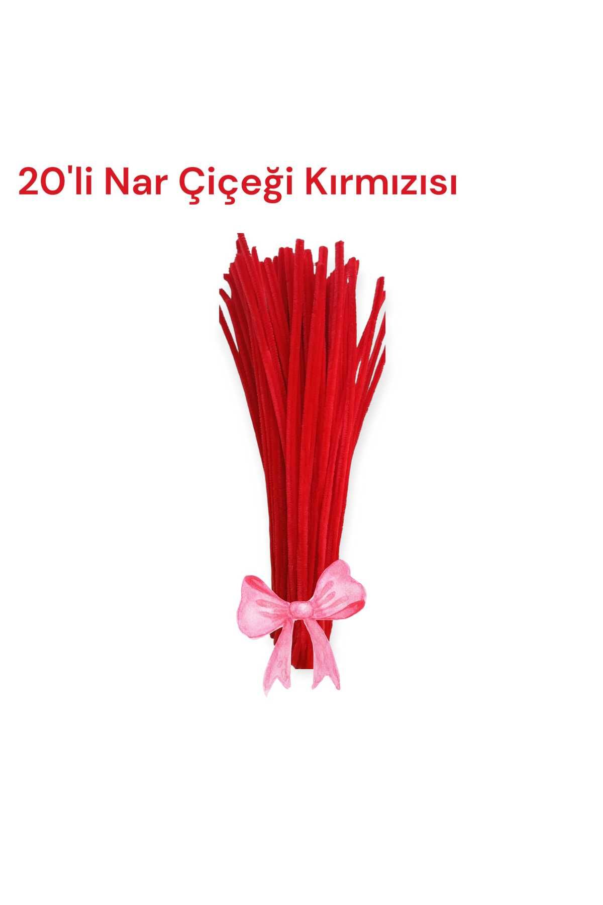 hobidaşım 20'li Şönil – 30 cm, Tüylü Tel, Kadife Peluş Tel, Eğitici El İşi & Hobi Malzemesi