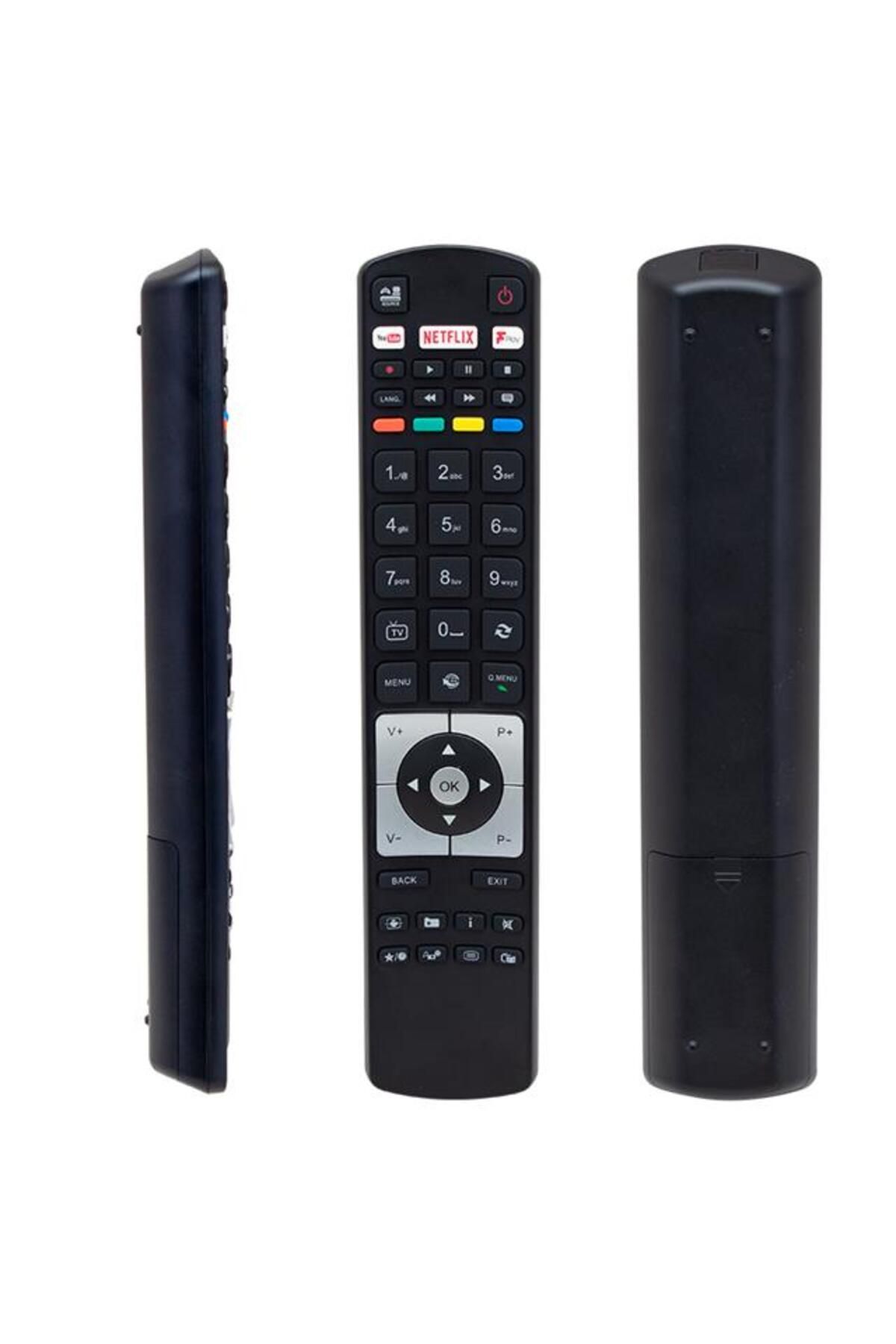 WEKO Vestel RC 5118F Black FPlay Netflix-Youtube-Play Tuşlu Lcd-Led Tv Kumanda