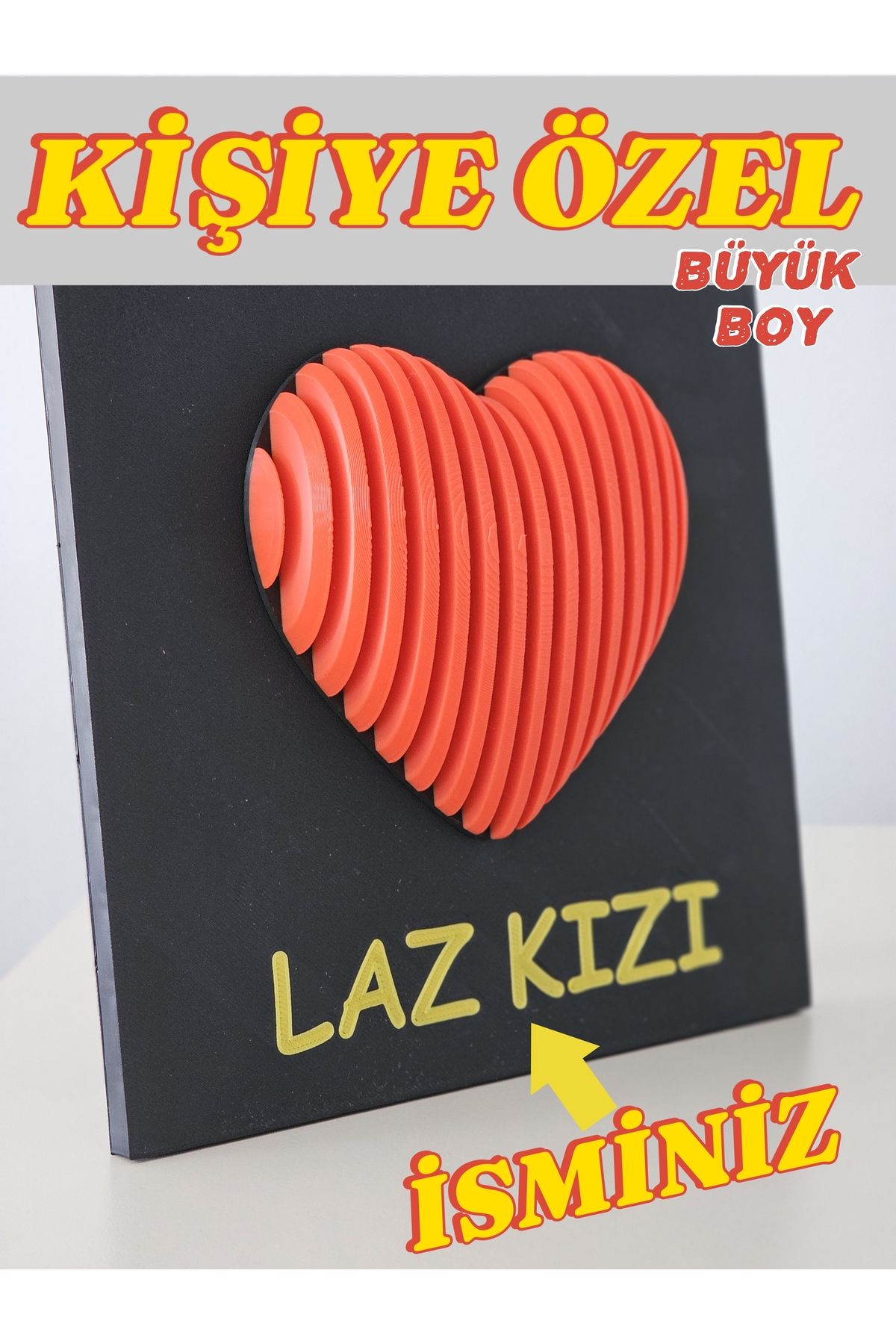 dmrz home KİŞİYE ÖZEL İSİMLİ KALP ÇERÇEVE
