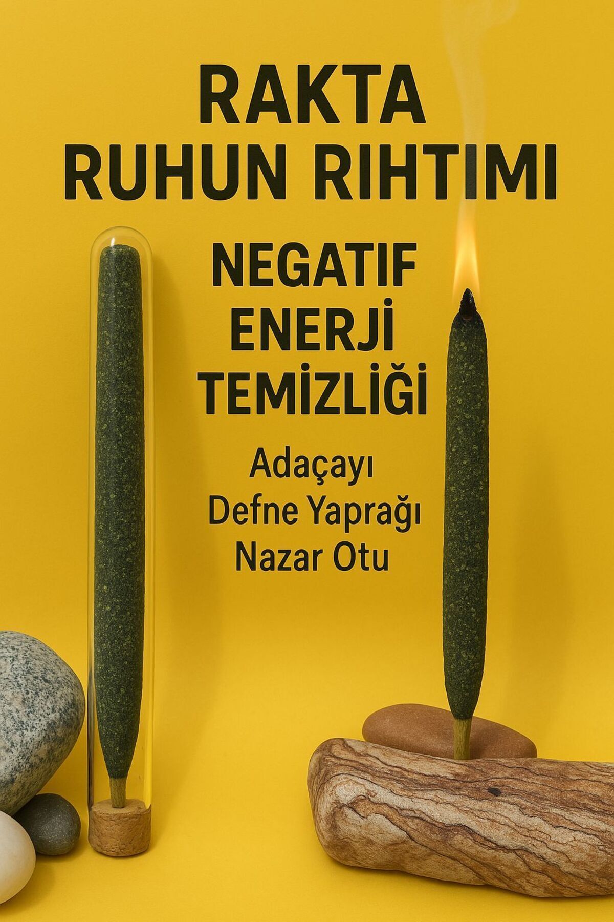 SerenityHaven EL YAPIMI TÜTSÜ VE ODA KOKUSU - NEGATİF ENRJİ TEMİZLİĞİ