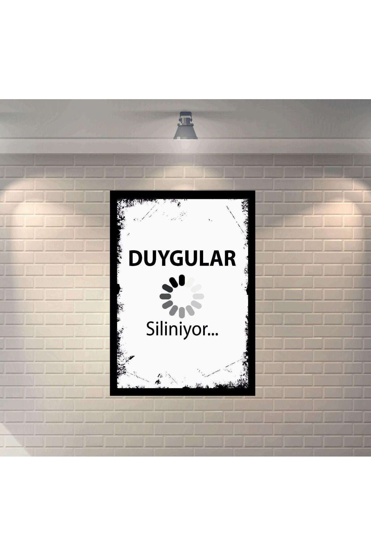 BBO REKLAM Duygular Siliniyor… Retro MDF Duvar Dekarasyon Tablosu