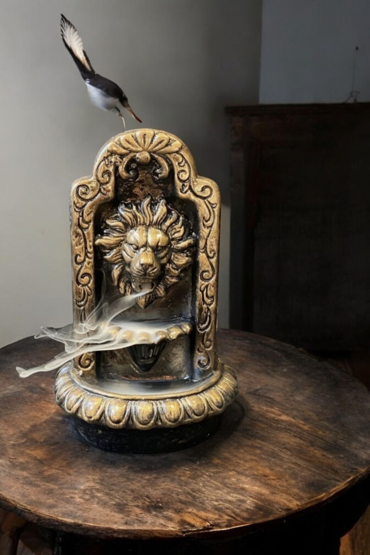 SerenityHaven Aslan Tütsülük | Eşsiz Tasarımlı Tütsü Dekoratif Obje Biblo