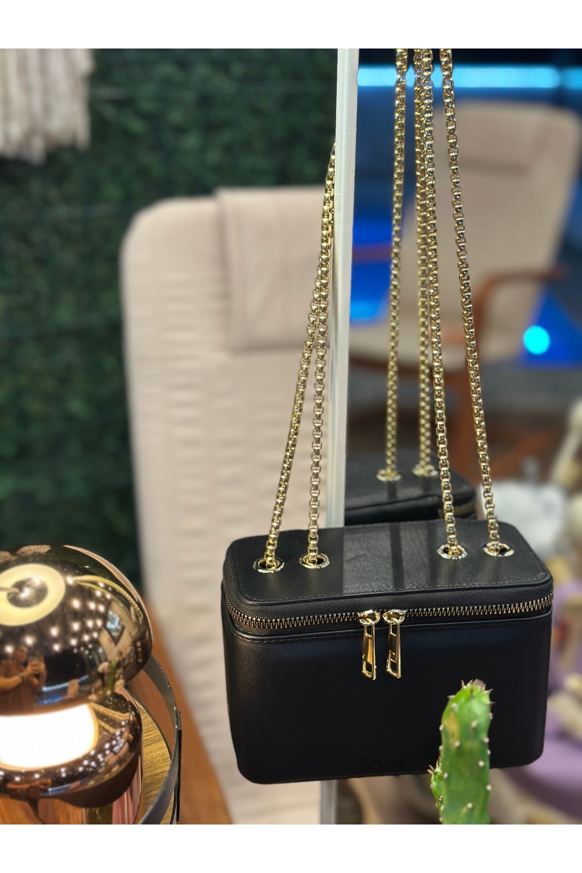 Fioranze Collection Lina Kutu Model Siyah Omuz Çantası