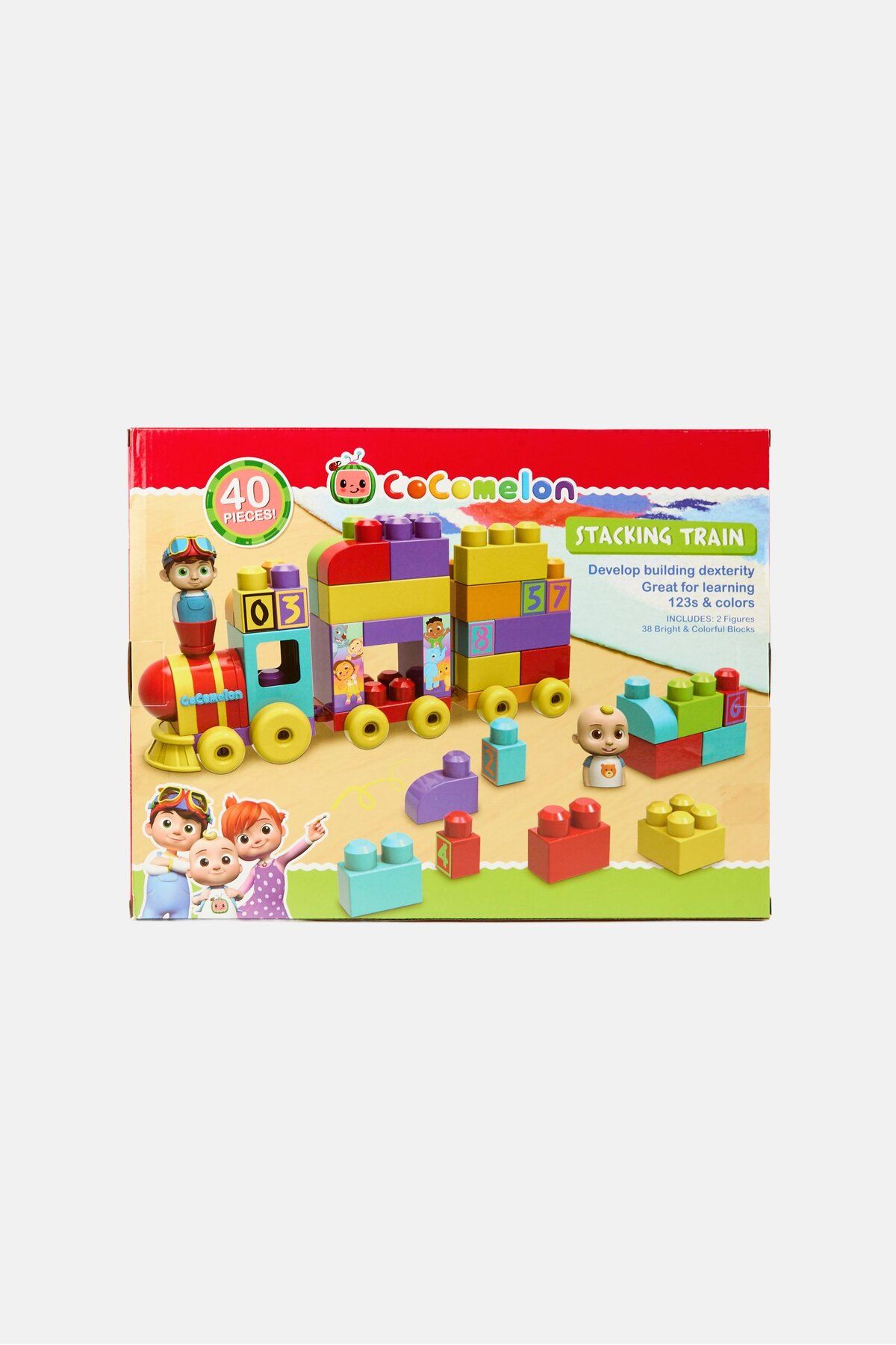 Cocomelon-Stacking Train 40 Piece Large Building Block Set 2