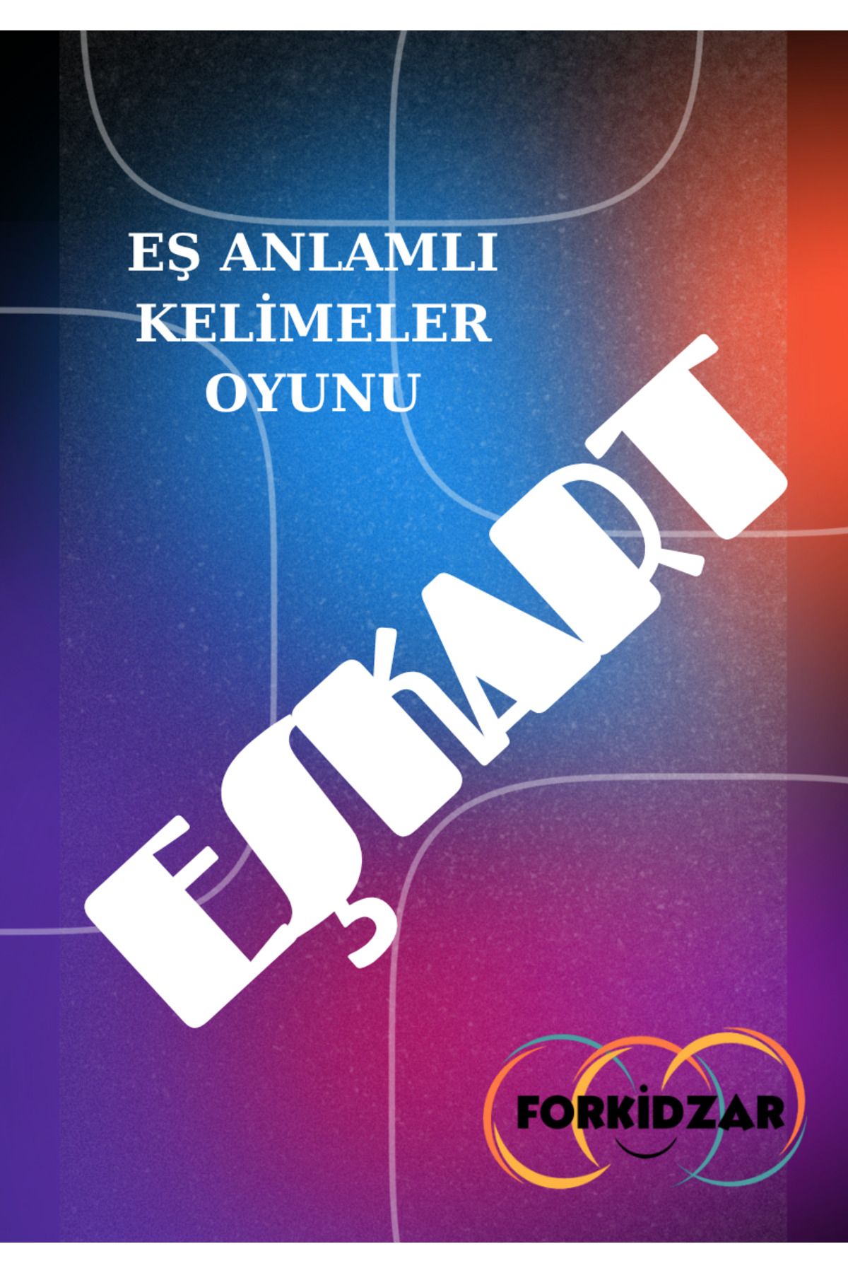 kidzar EŞ KART-Eş Anlamlı Kelimeler Oyunu
