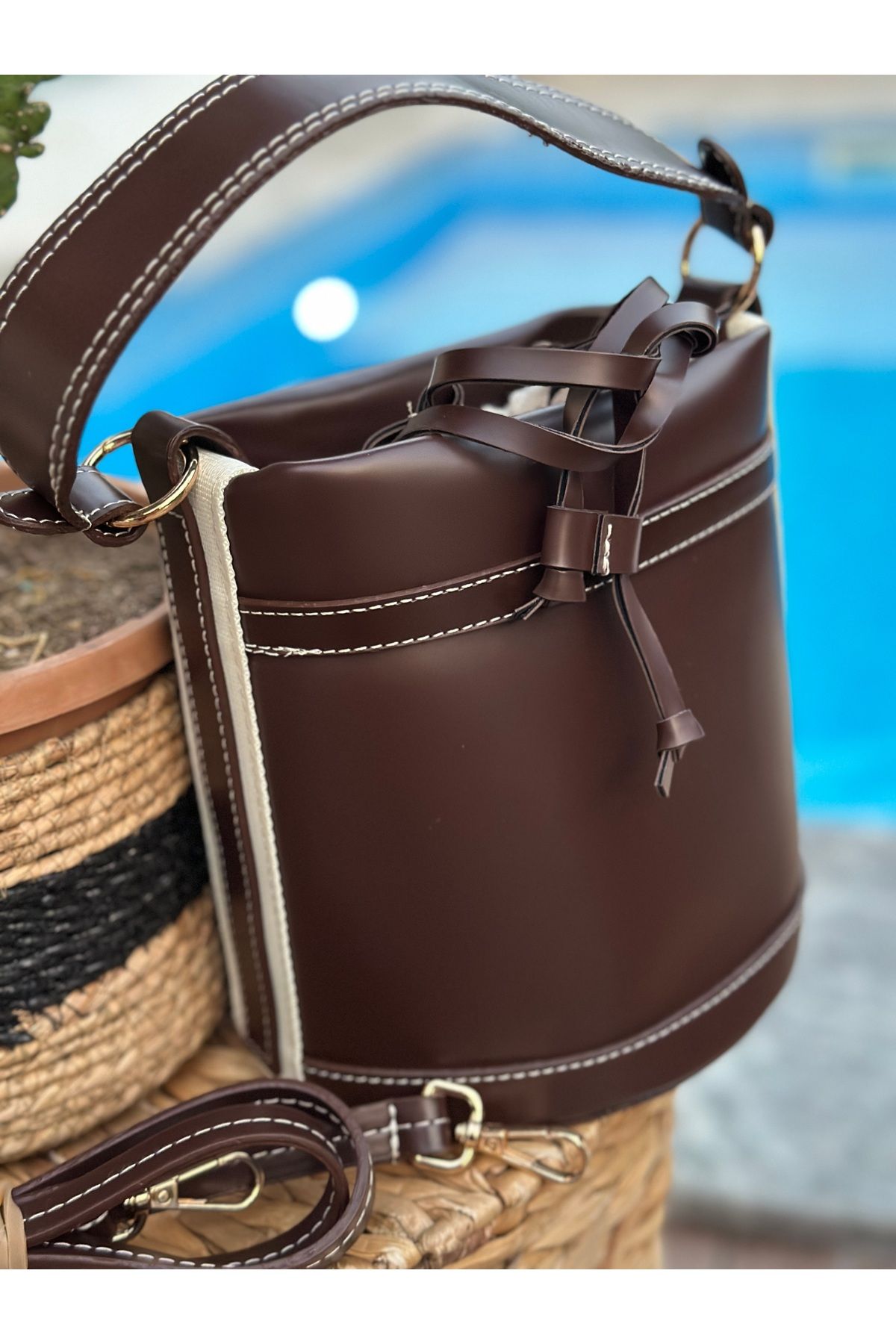 Fioranze Collection Sienna Model Acı Kahve Renk El Ve Omuz Çantası
