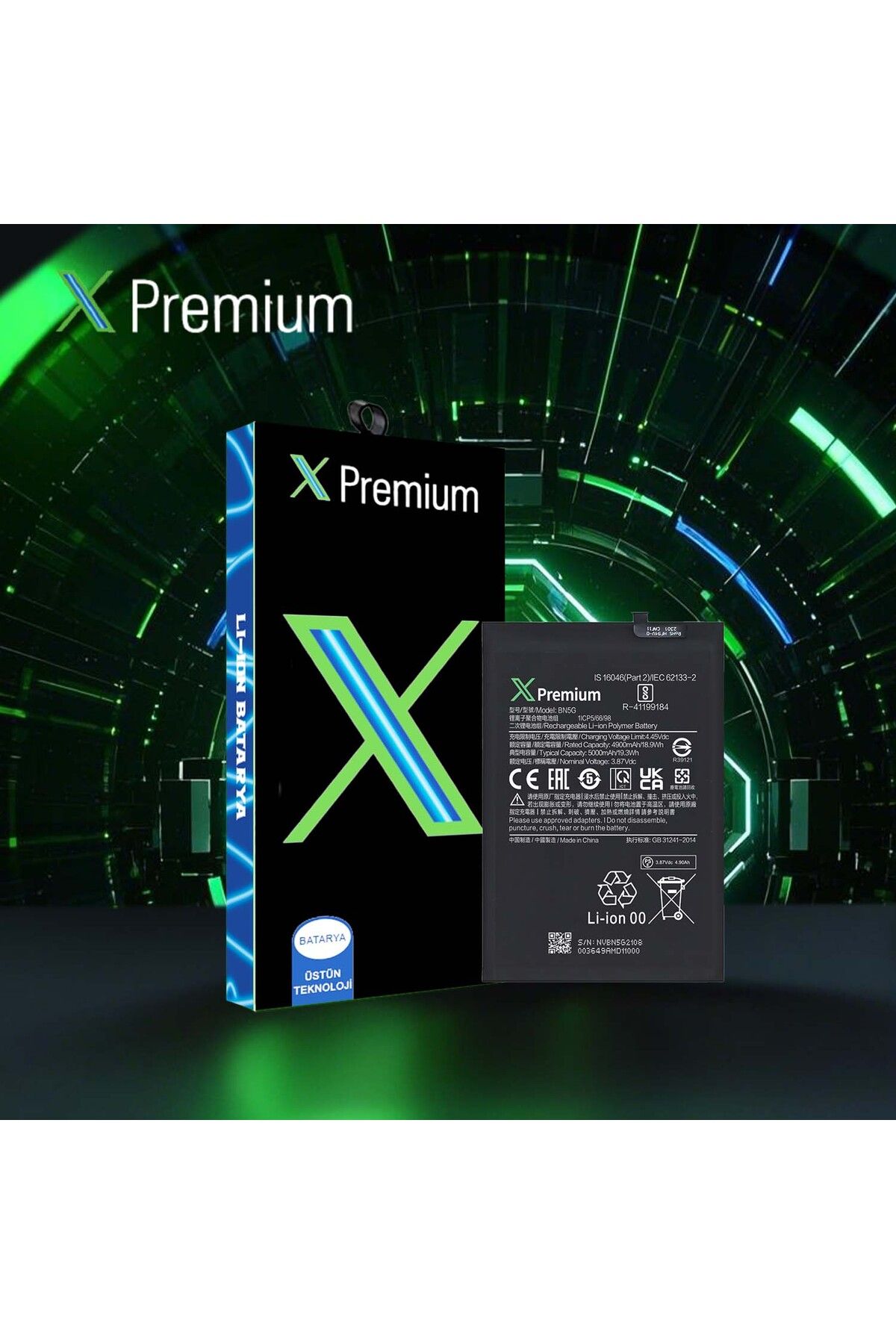X PREMİUM X Premium Xiaomi Redmi 10C BN5G Batarya Pil 5000 mAh