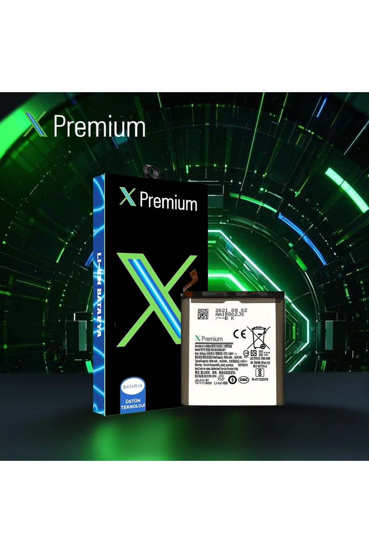 X PREMİUM X Premium Samsung S21 Ultra Sm G998 Batarya Pil 5000 mAh