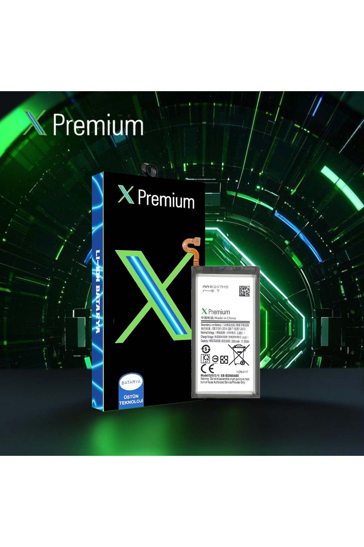 X PREMİUM X Premium Samsung S9 Sm G960 Batarya Pil 3000 mAh