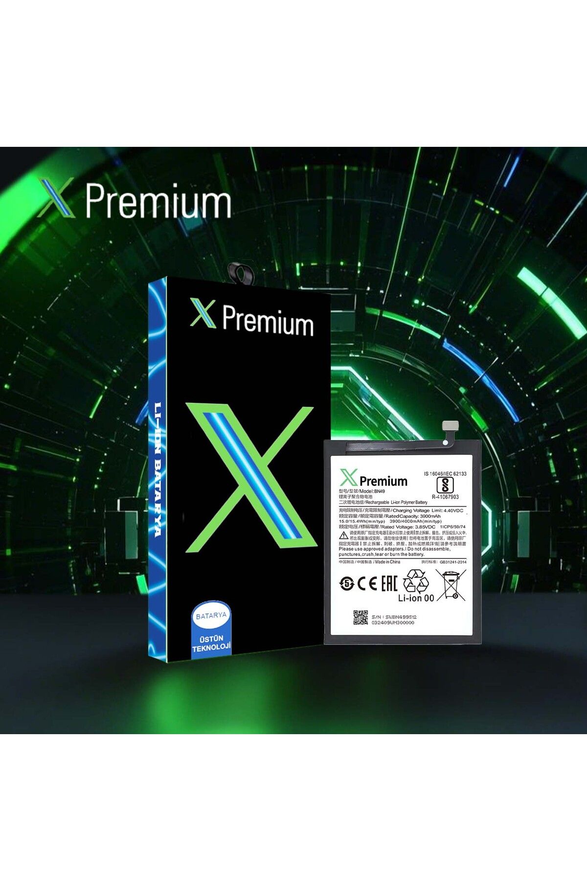 X PREMİUM X Premium Xiaomi Redmi 7A BN49 Batarya Pil 4000 mAh