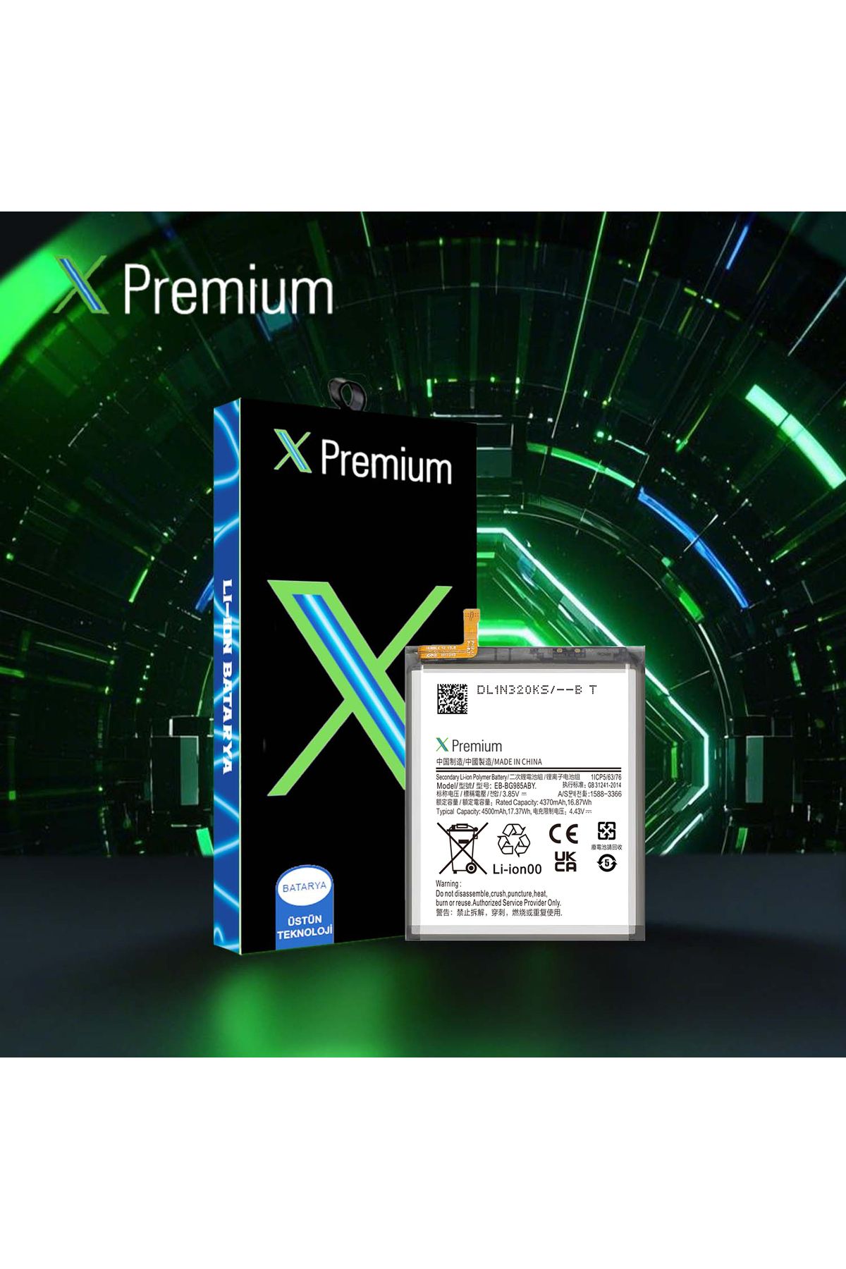X PREMİUM X Premium Samsung S20 Plus Sm G985 Batarya Pil 4500 mAh