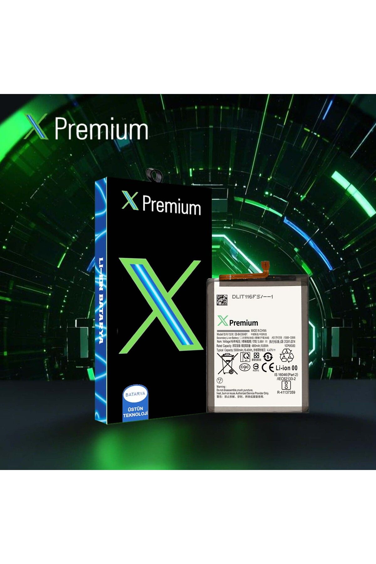 X PREMİUM X Premium Samsung A33 A336 Batarya Pil 5000 mAh